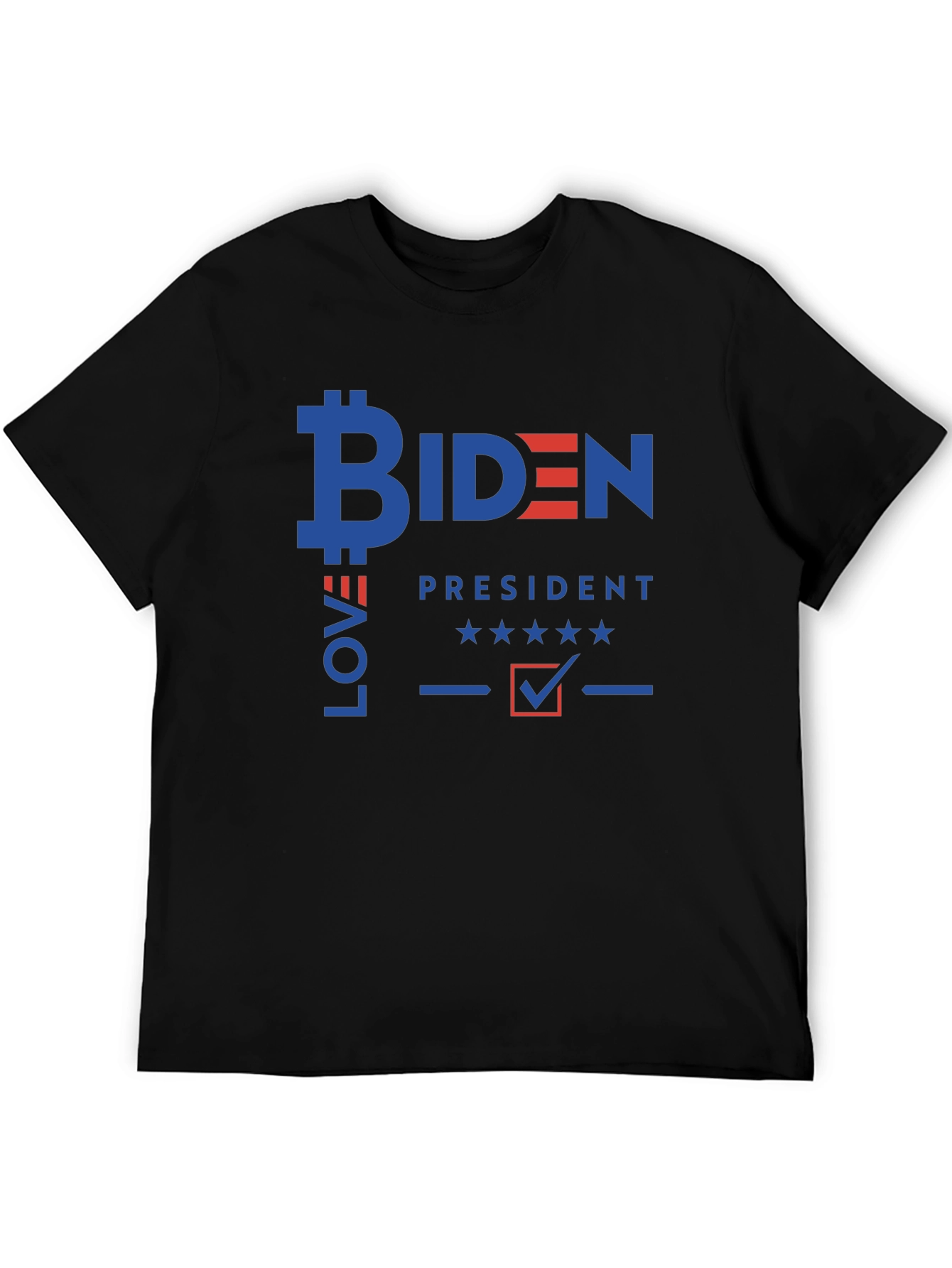 Biden Bitcoin Love President T-Shirt