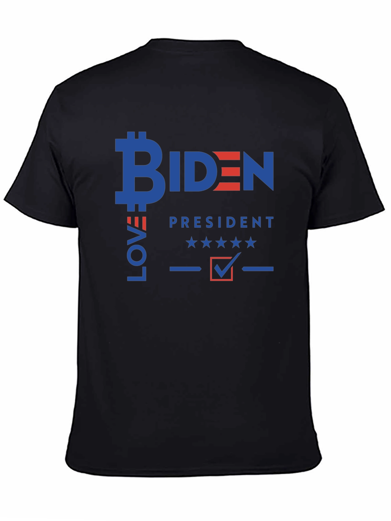 Biden Bitcoin Love President T-Shirt
