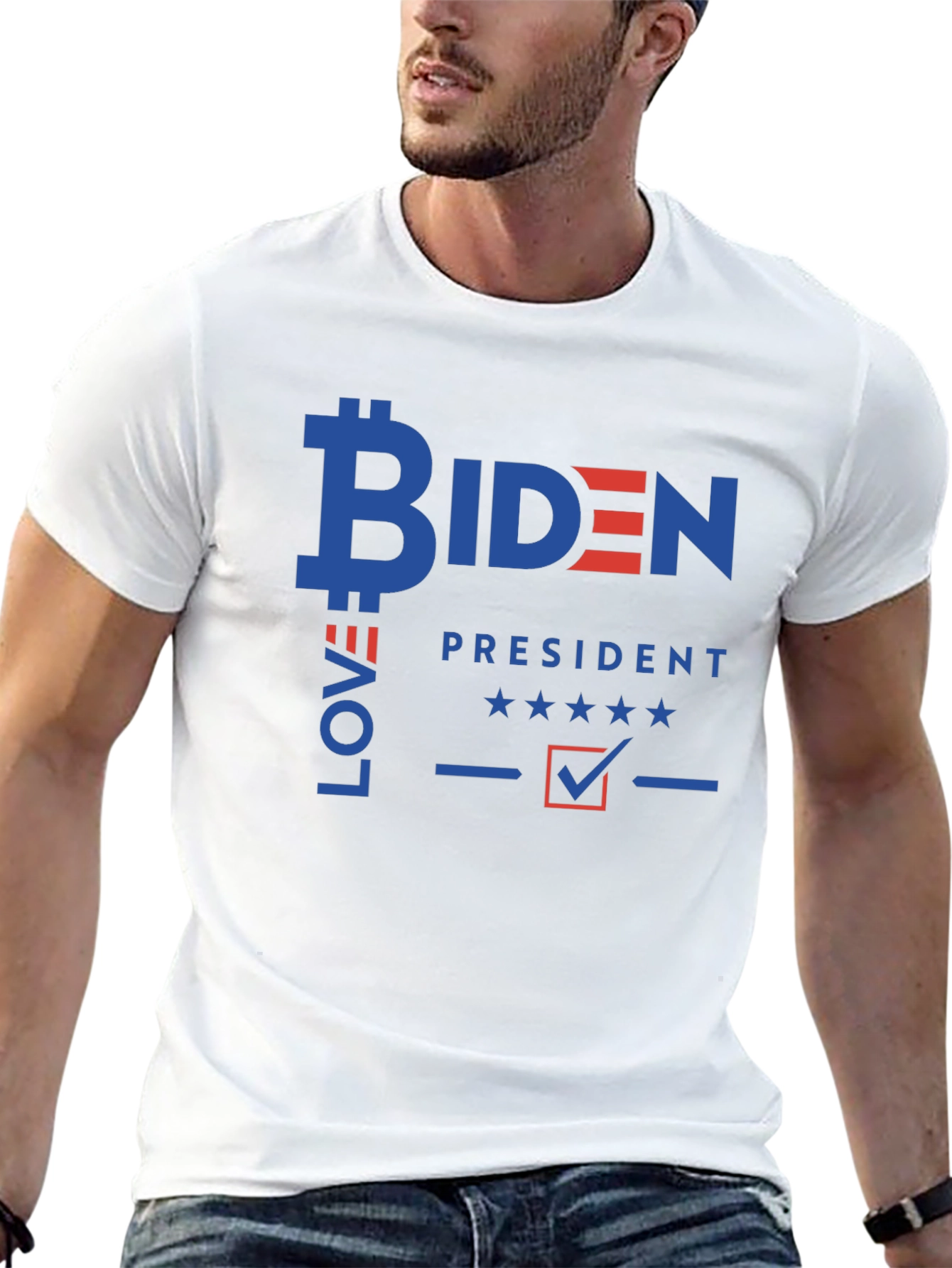 Biden Bitcoin Love President T-Shirt