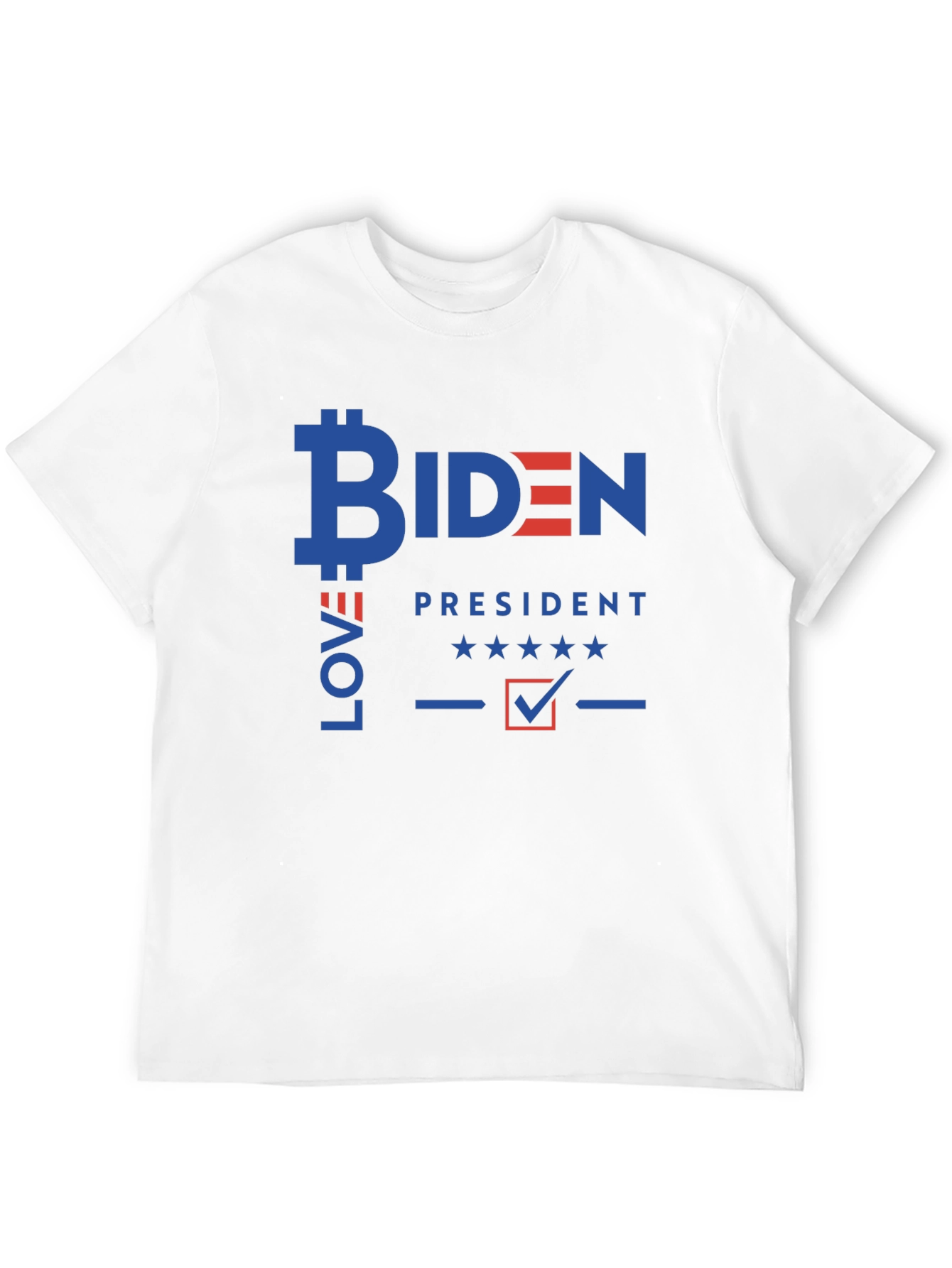 Biden Bitcoin Love President T-Shirt