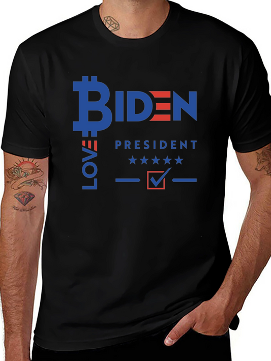 Biden Bitcoin Love President T-Shirt