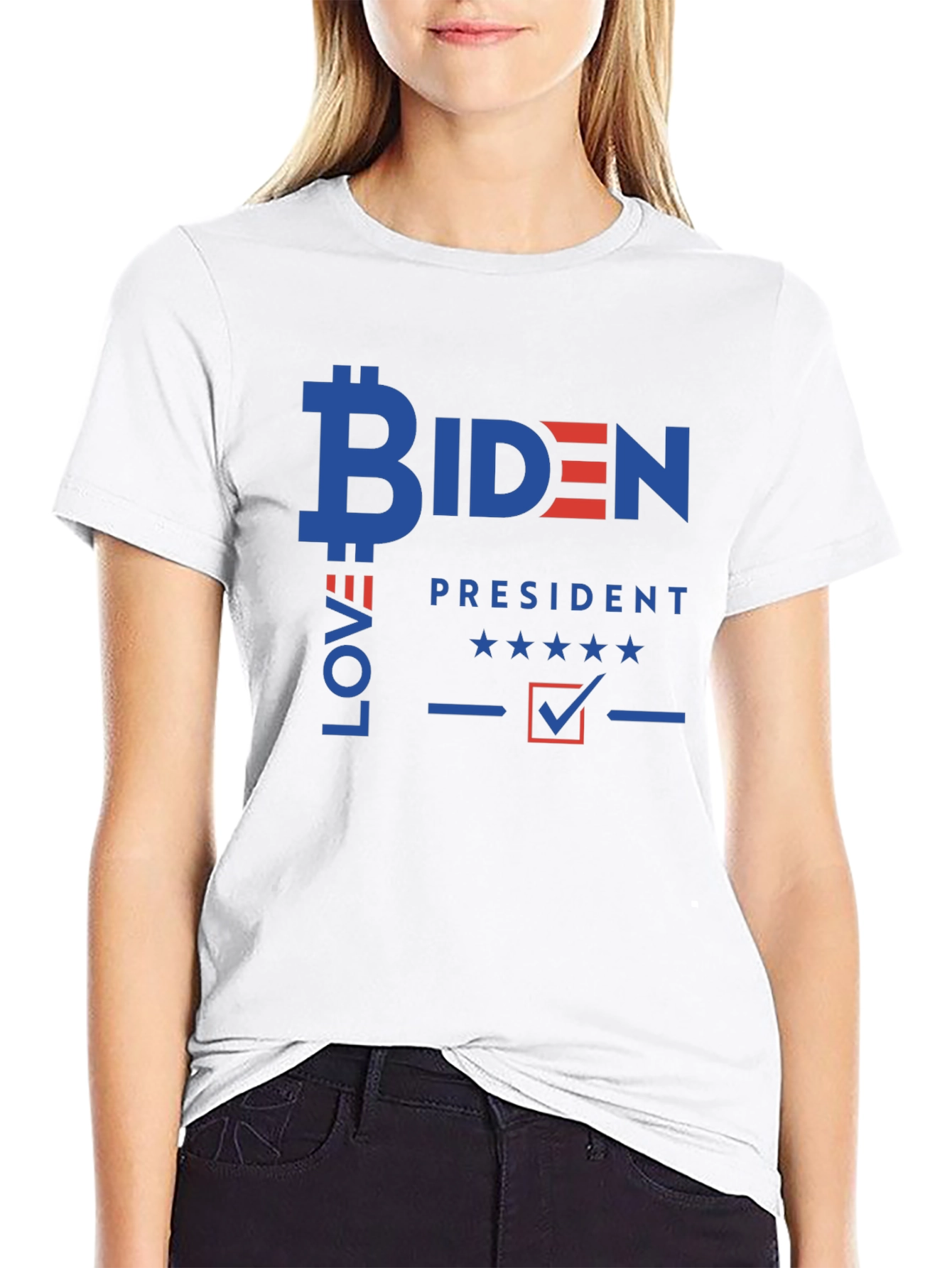 Biden Bitcoin Love President T-Shirt