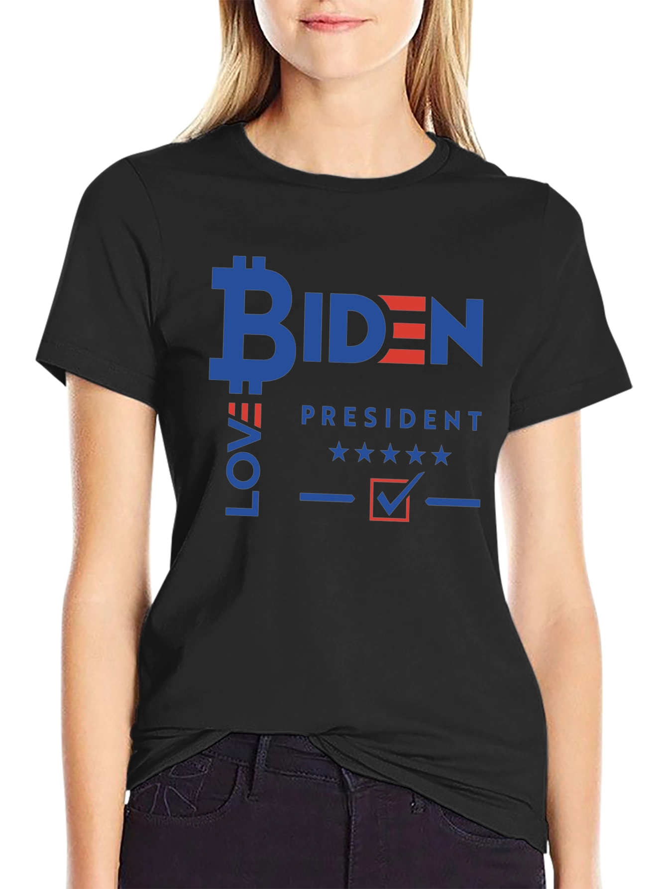 Biden Bitcoin Love President T-Shirt