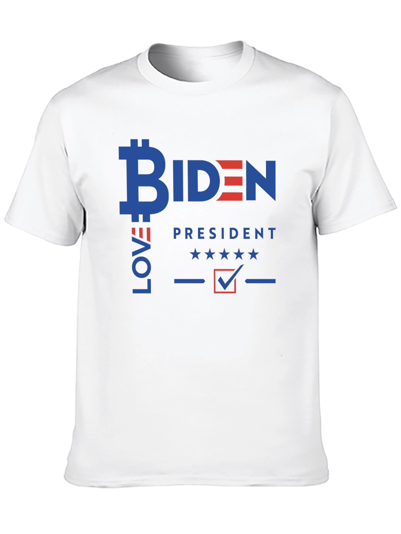 Biden Bitcoin Love President T-Shirt