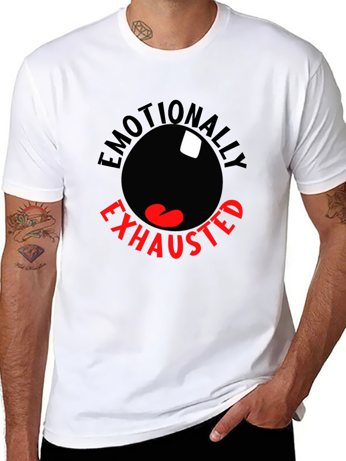 Emotionally Exhausted Graphic T-Shirt