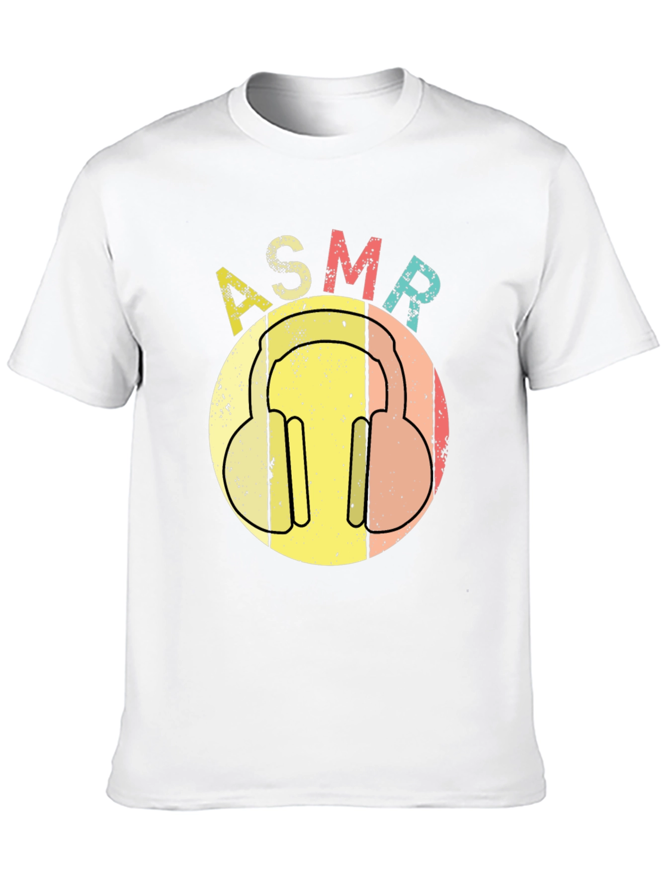 ASMR Headphones Retro Graphic T-Shirt
