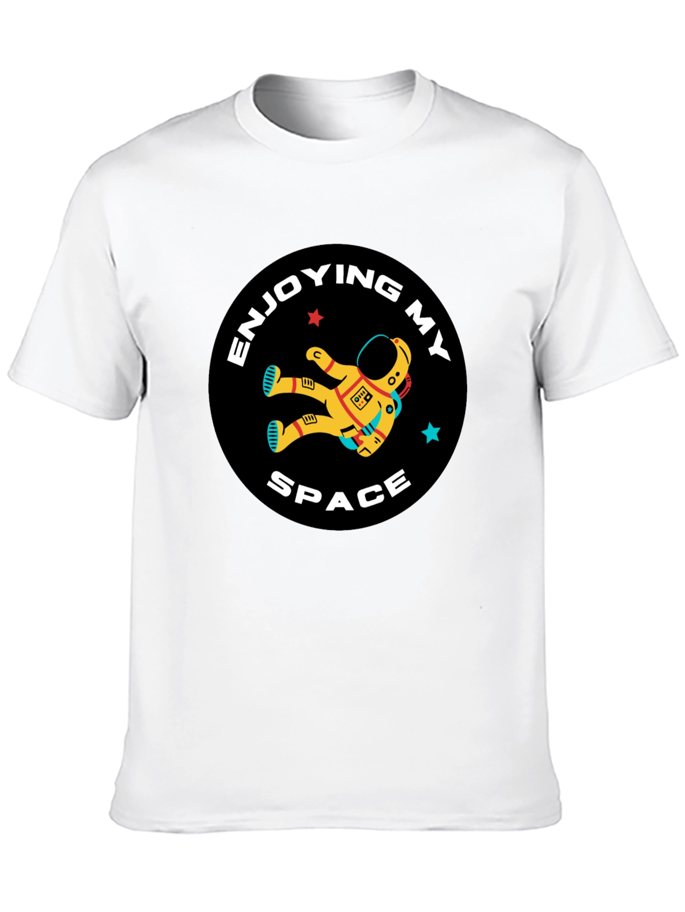 Enjoying My Space T-Shirt Astronaut Graphic Tee