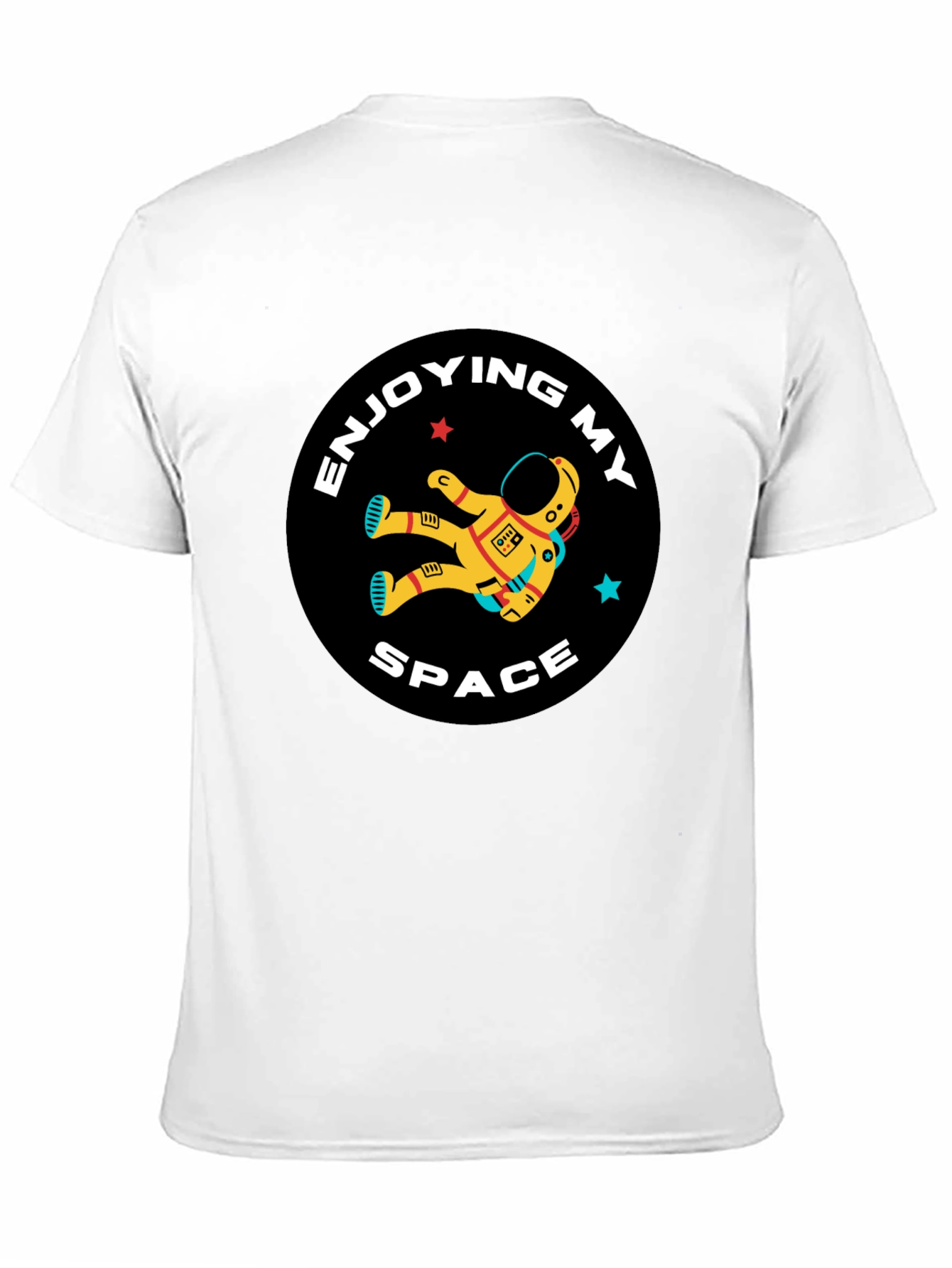 Enjoying My Space T-Shirt Astronaut Graphic Tee