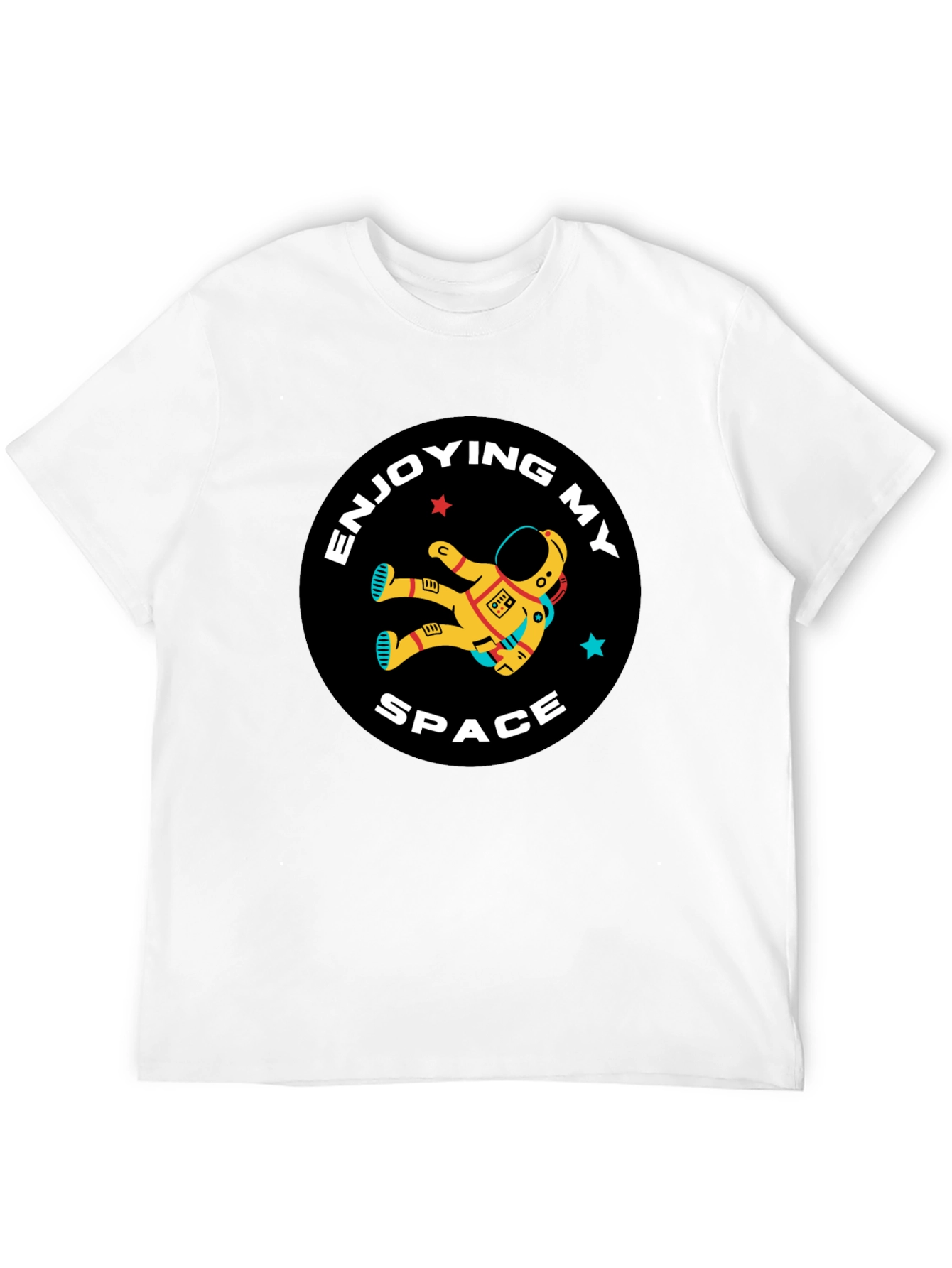 Enjoying My Space T-Shirt Astronaut Graphic Tee