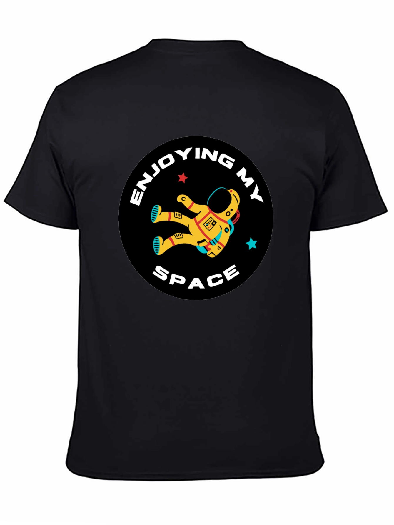 Enjoying My Space T-Shirt Astronaut Graphic Tee