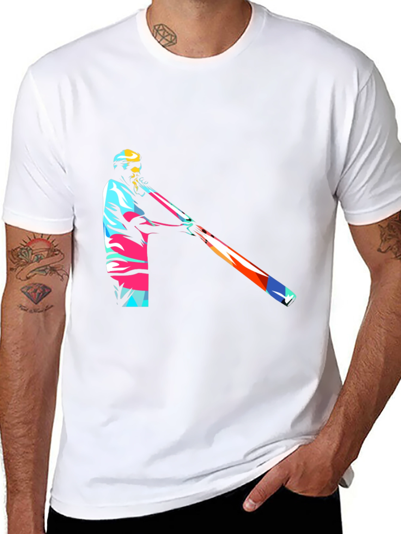 Didgeridoo Player Graphic T-Shirt