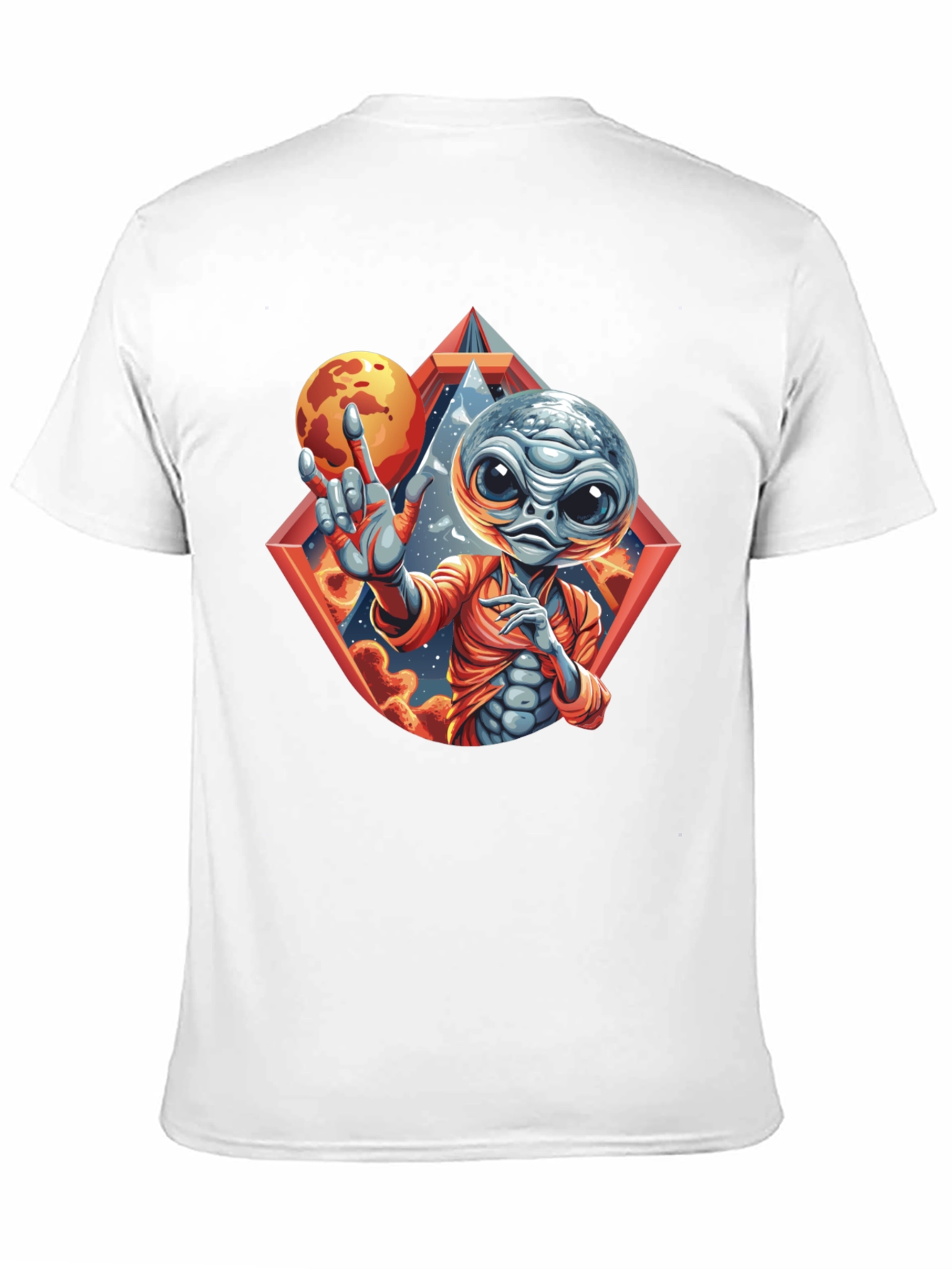 Alien Graphic Tee - Outer Space Design