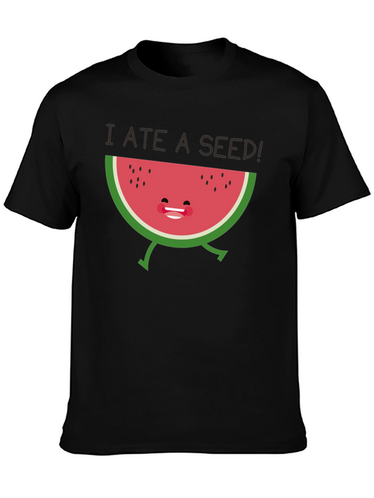I Ate a Seed! Funny Watermelon Graphic Tee