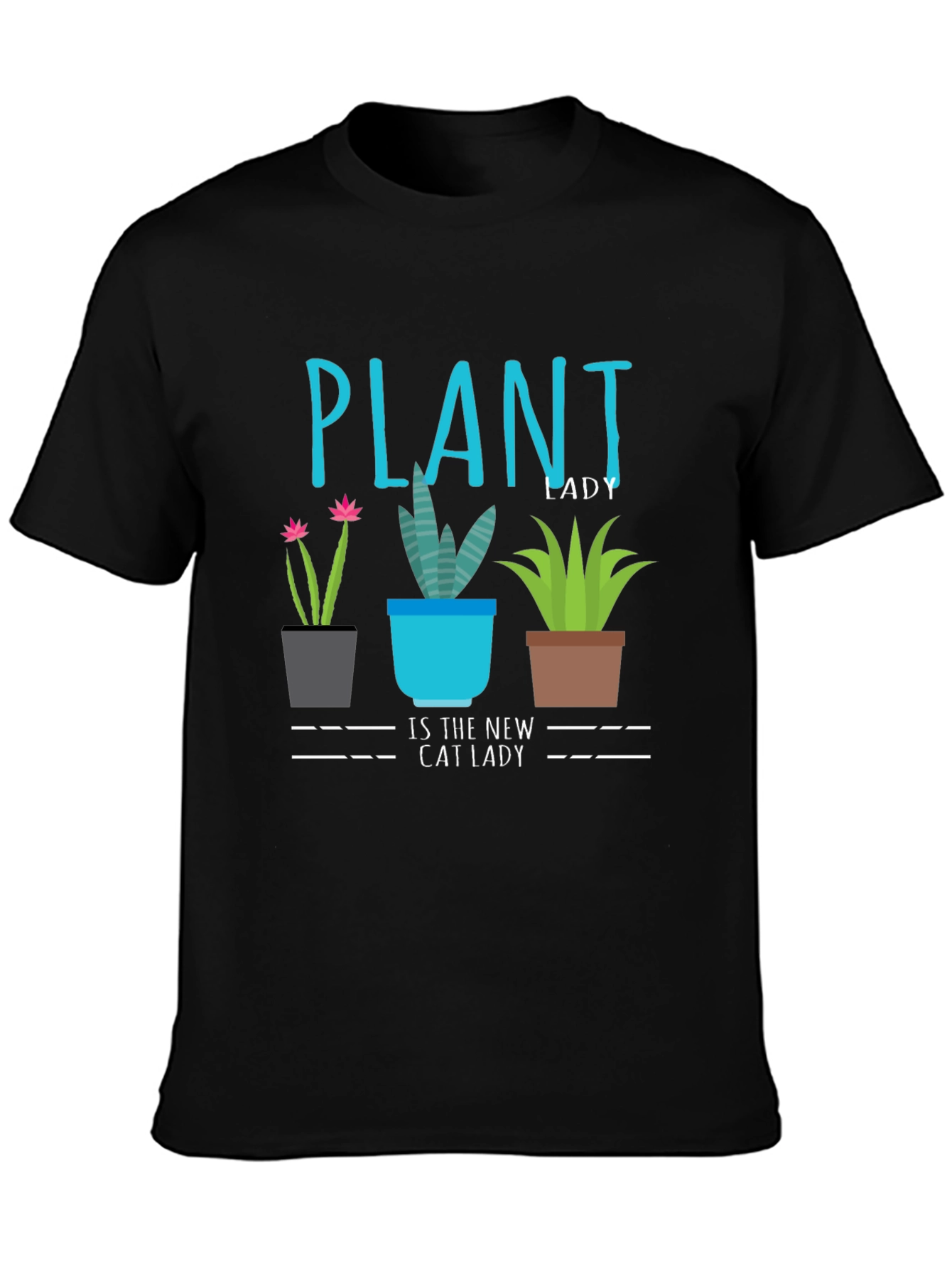Plant Lady T-Shirt - New Cat Lady Tee
