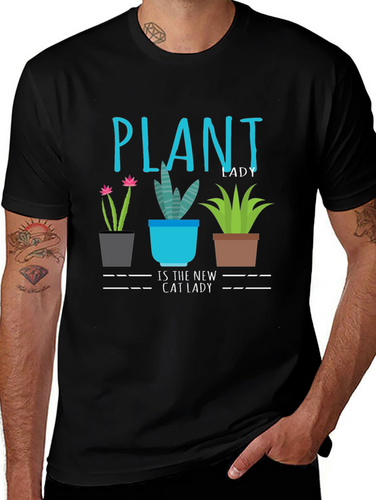 Plant Lady T-Shirt - New Cat Lady Tee