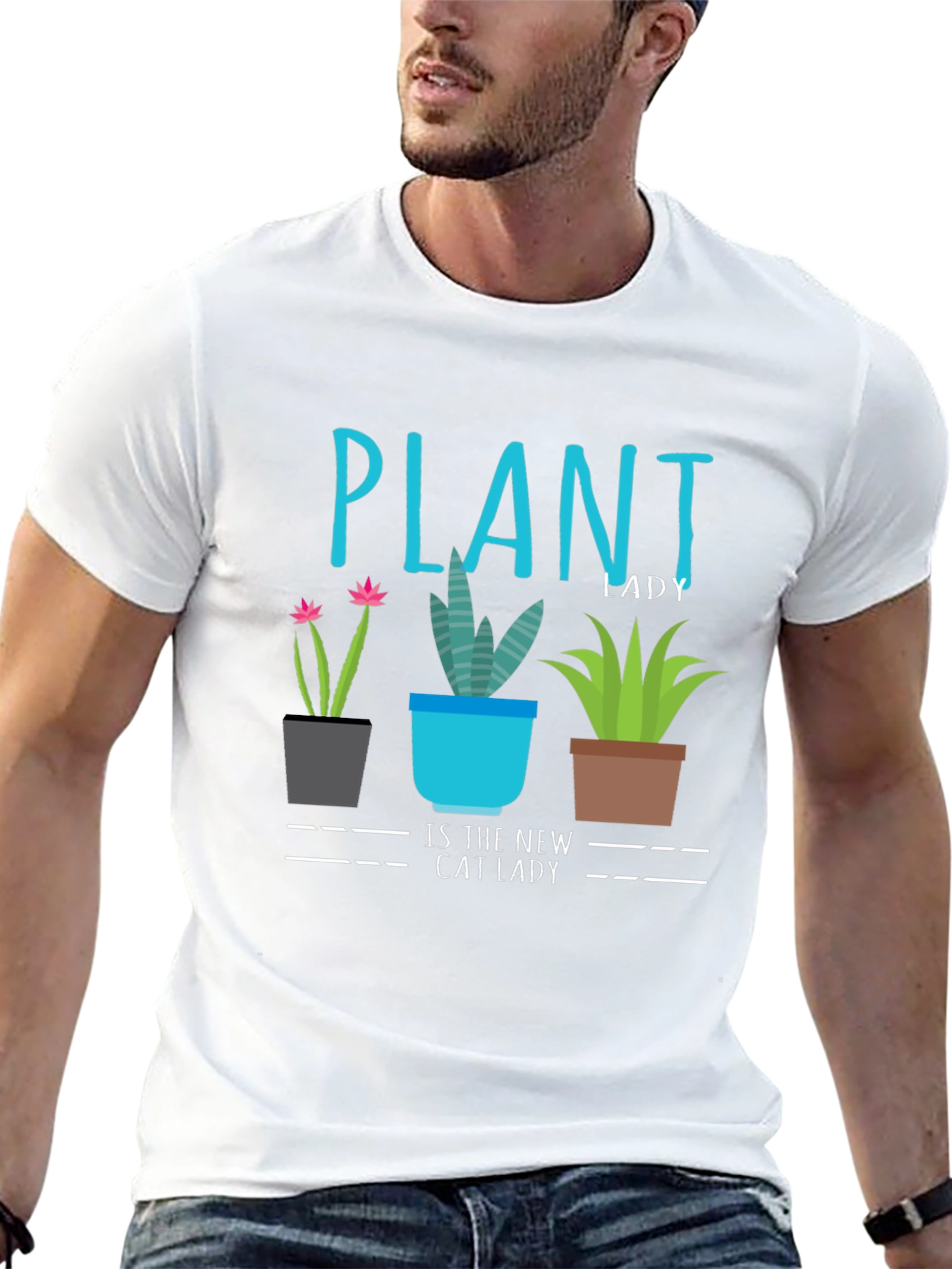 Plant Lady T-Shirt - New Cat Lady Tee