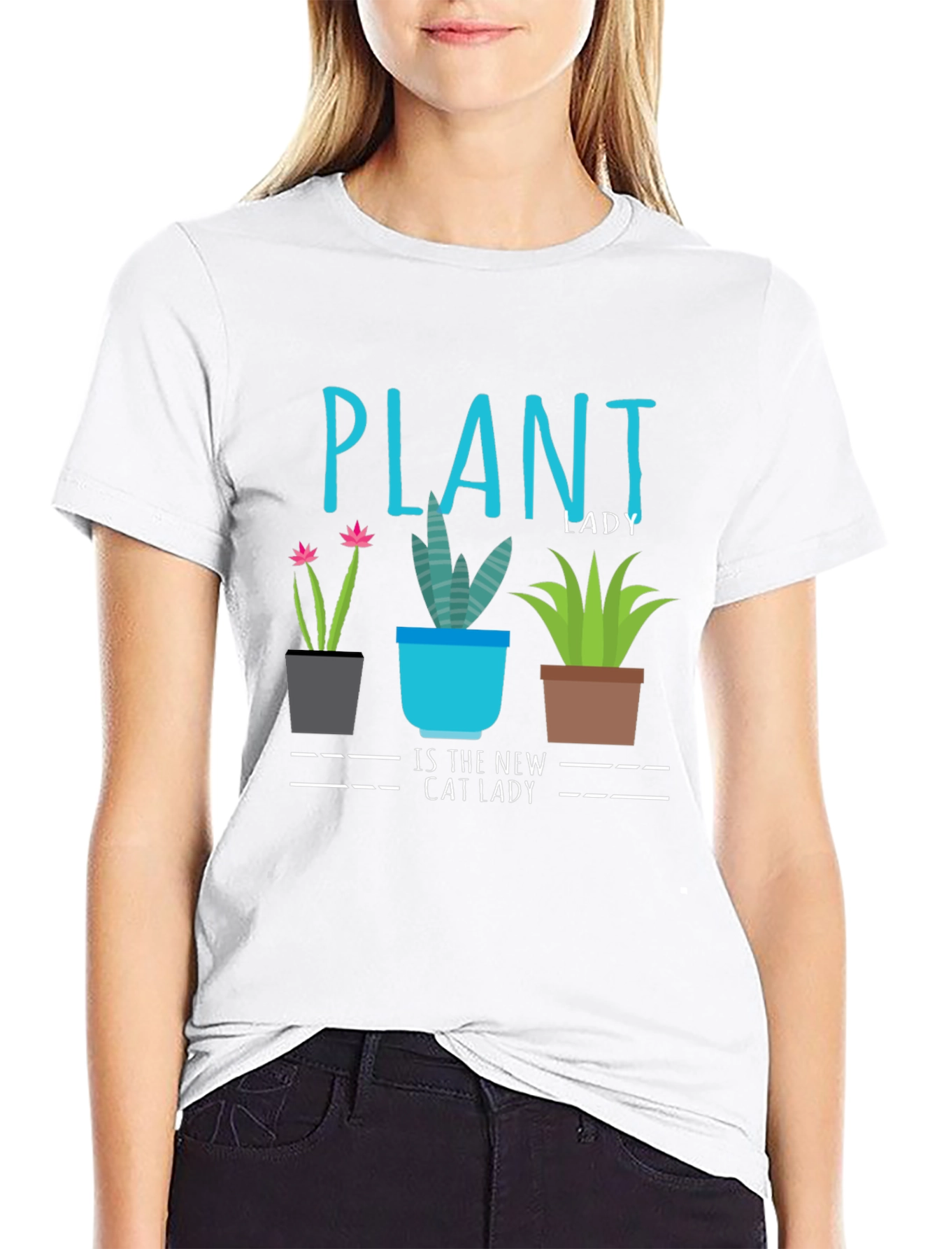 Plant Lady T-Shirt - New Cat Lady Tee