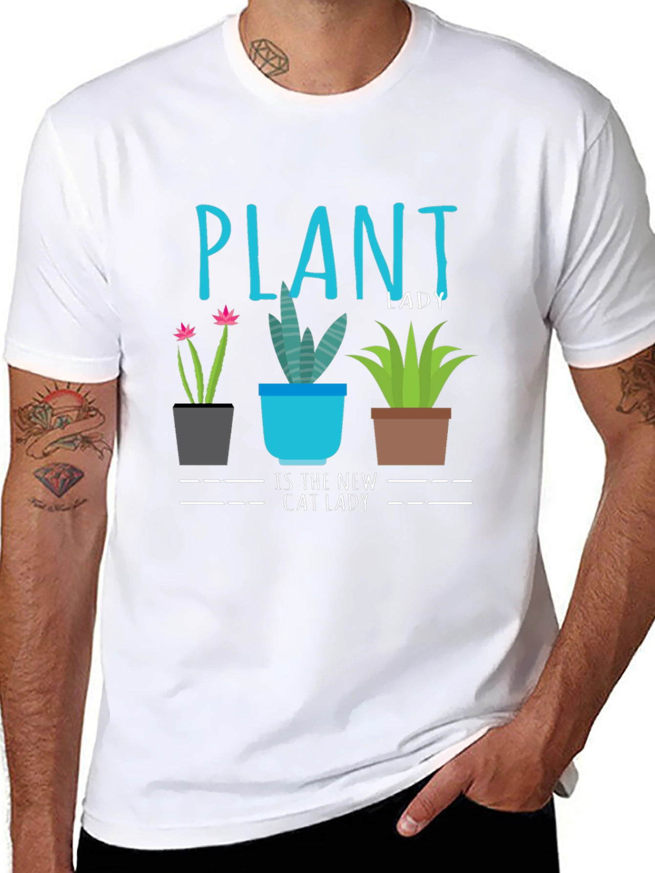 Plant Lady T-Shirt - New Cat Lady Tee