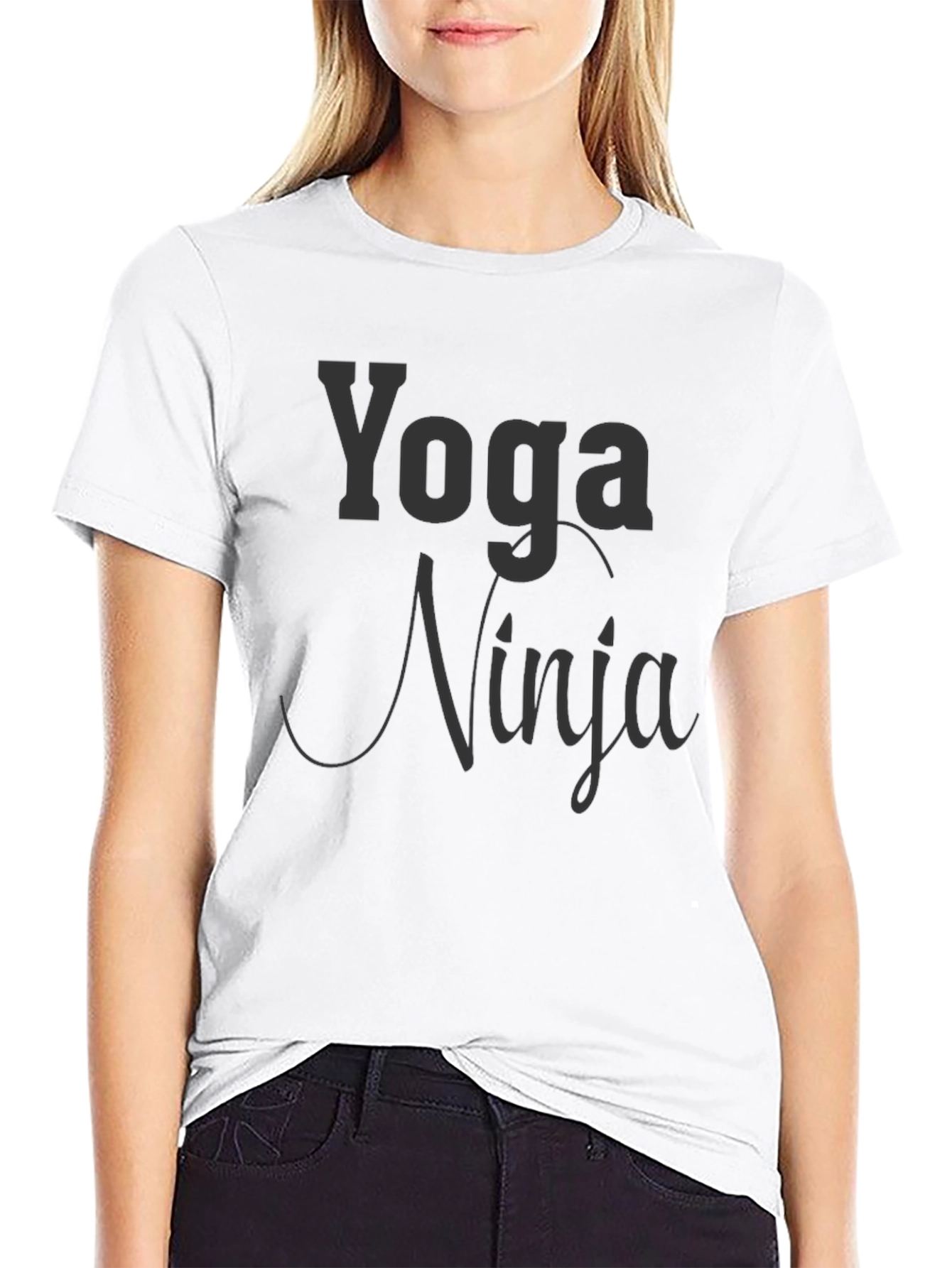 Yoga Ninja T-Shirt - Black Graphic Tee