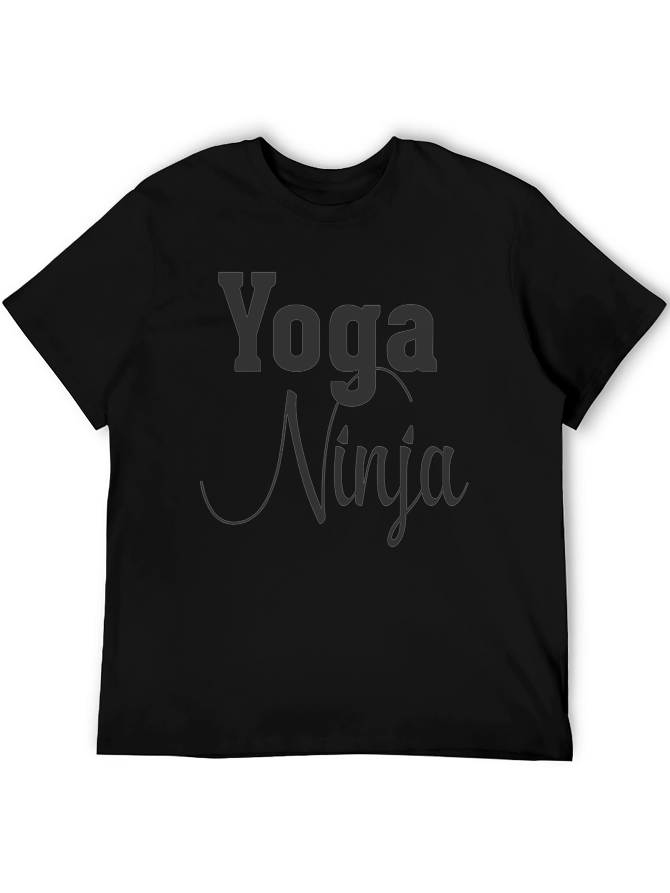Yoga Ninja T-Shirt - Black Graphic Tee