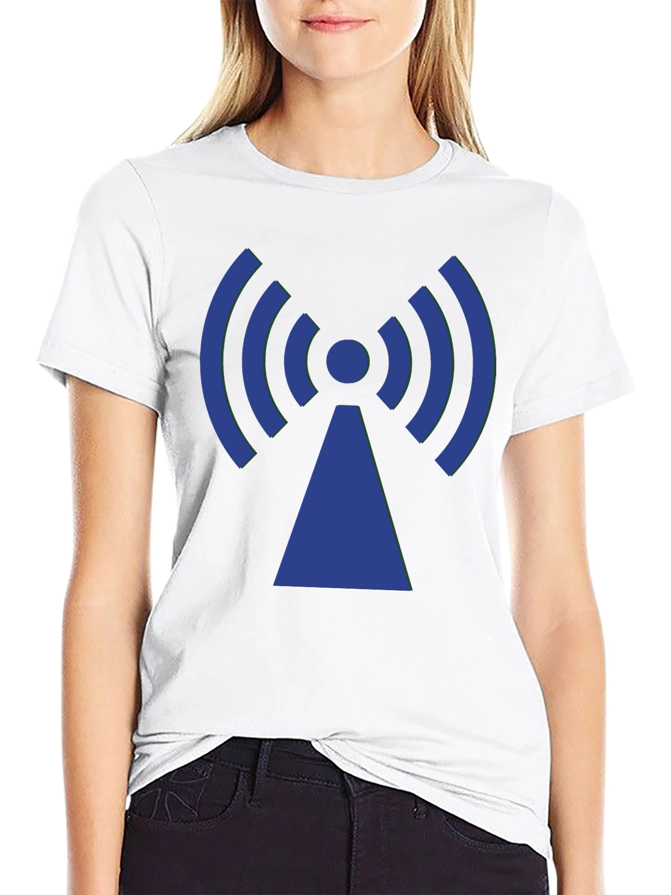 Signal Symbol Graphic Tee - Modern Comfort