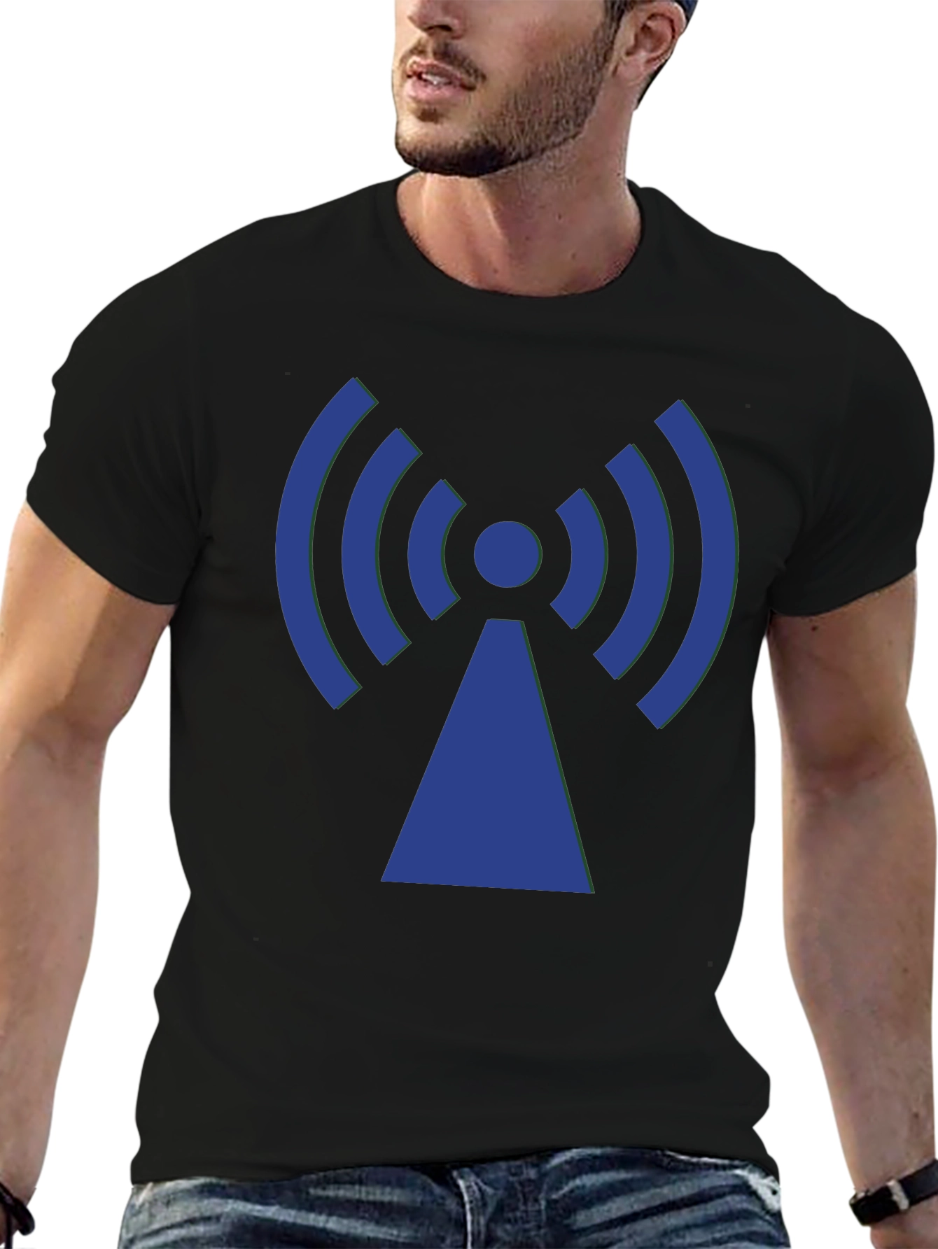 Signal Symbol Graphic Tee - Modern Comfort