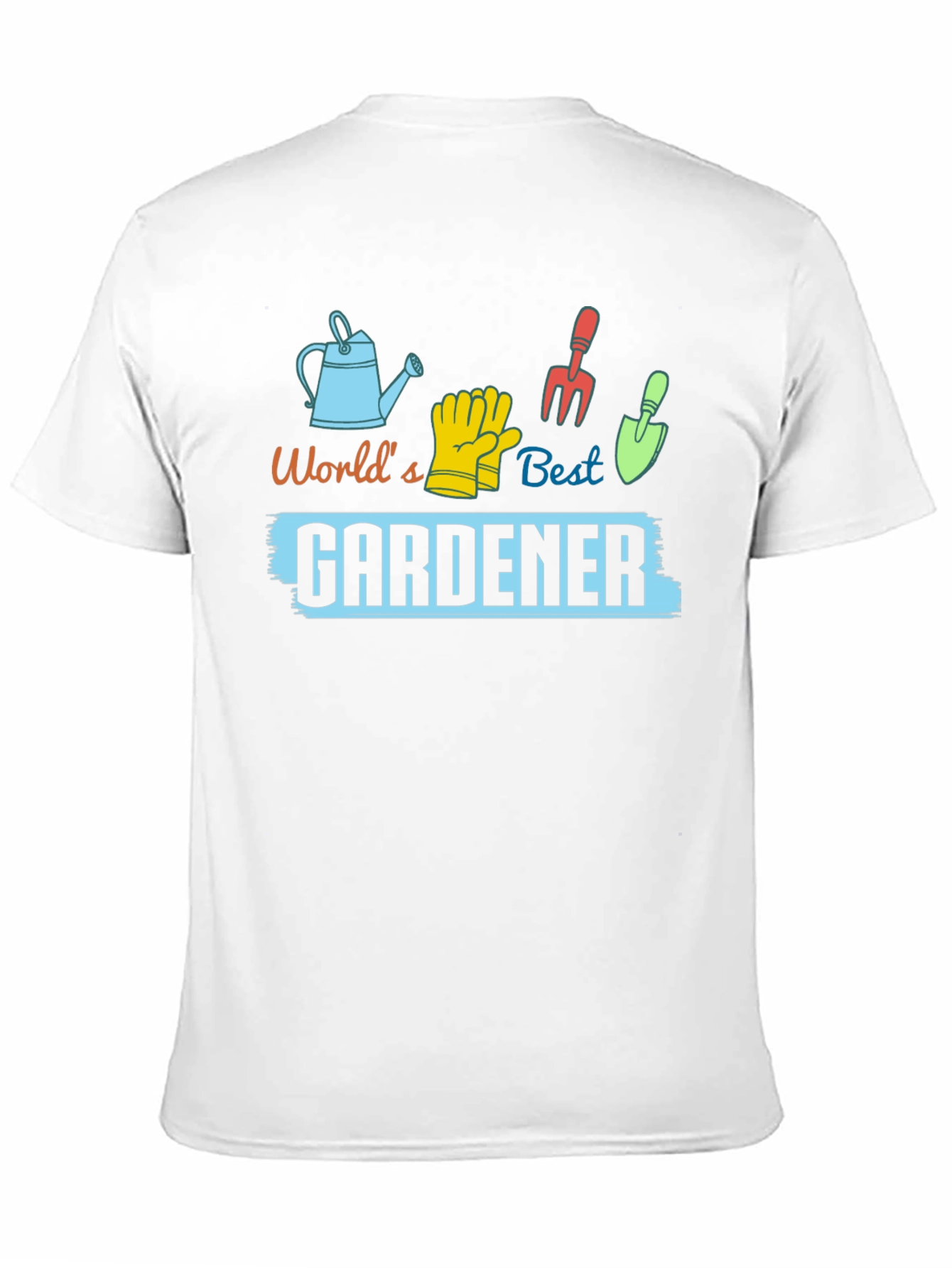 Worlds Best Gardener T-Shirt - Gardening Gift