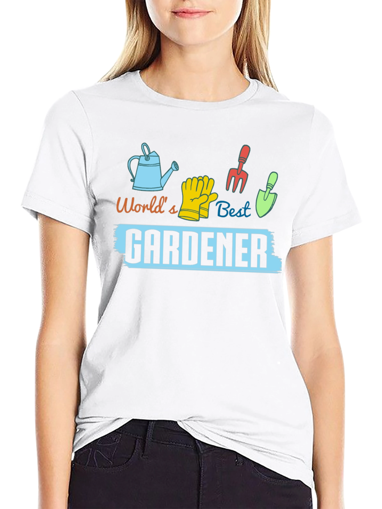 Worlds Best Gardener T-Shirt - Gardening Gift