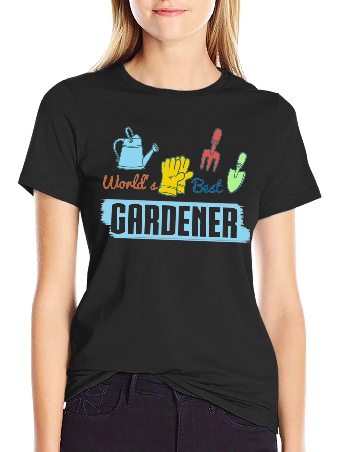 Worlds Best Gardener T-Shirt - Gardening Gift