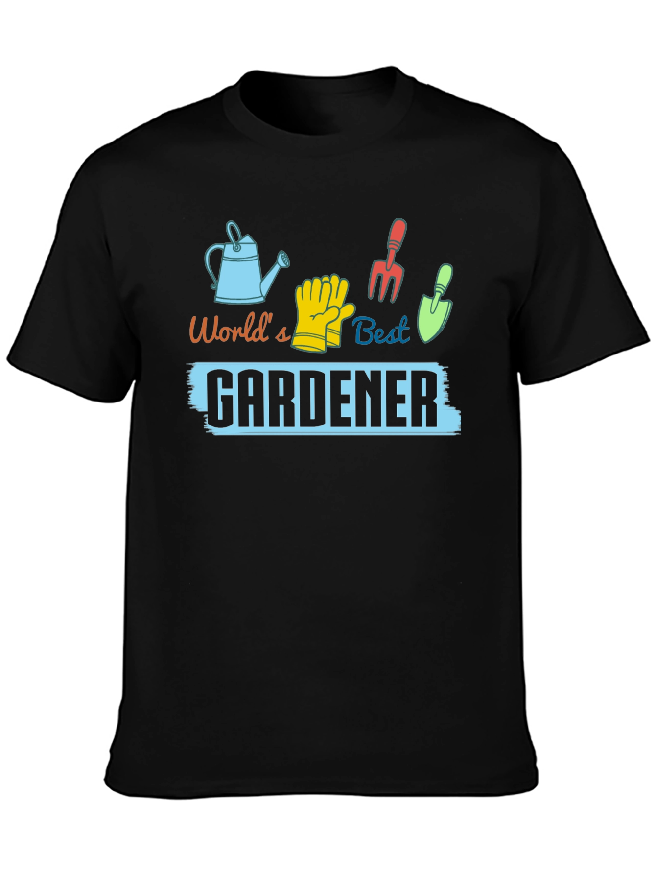 Worlds Best Gardener T-Shirt - Gardening Gift