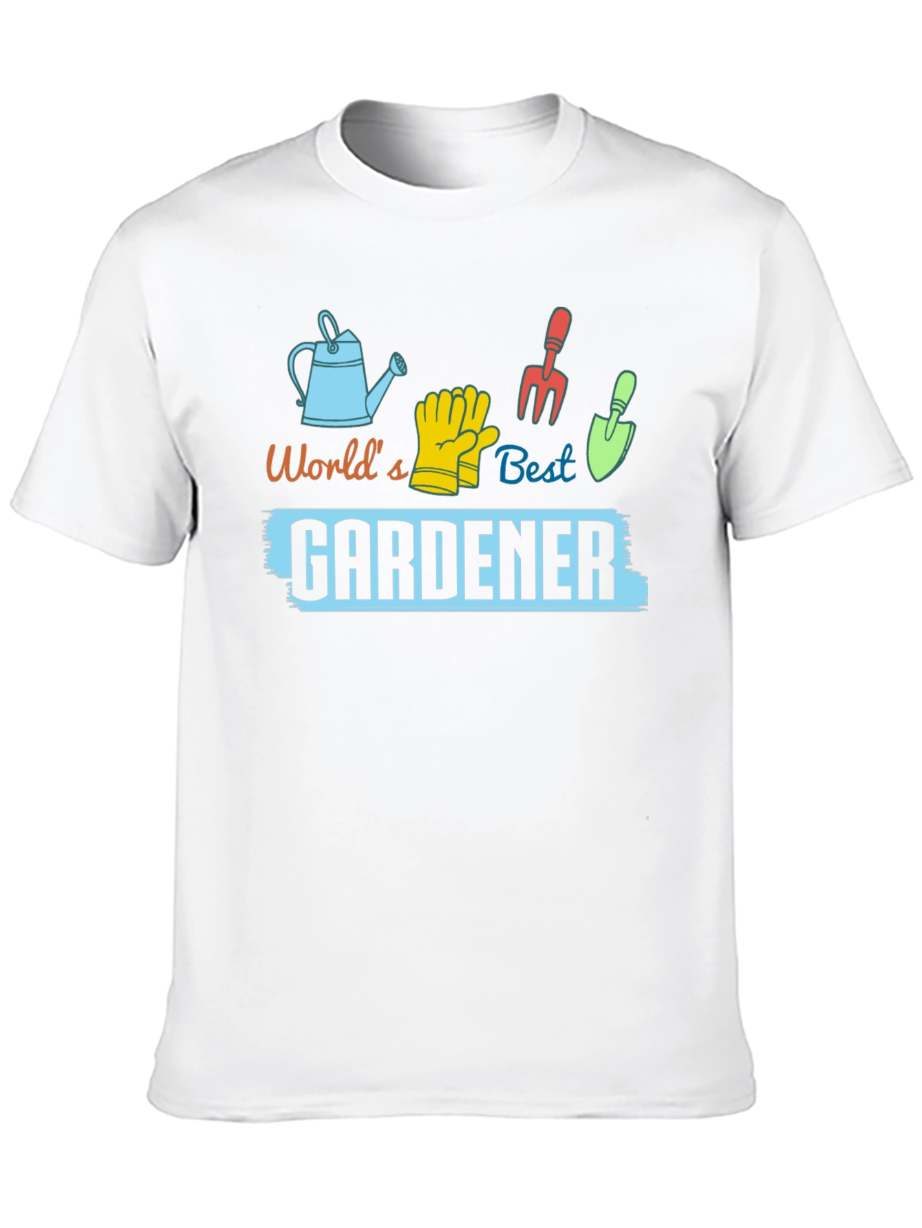 Worlds Best Gardener T-Shirt - Gardening Gift