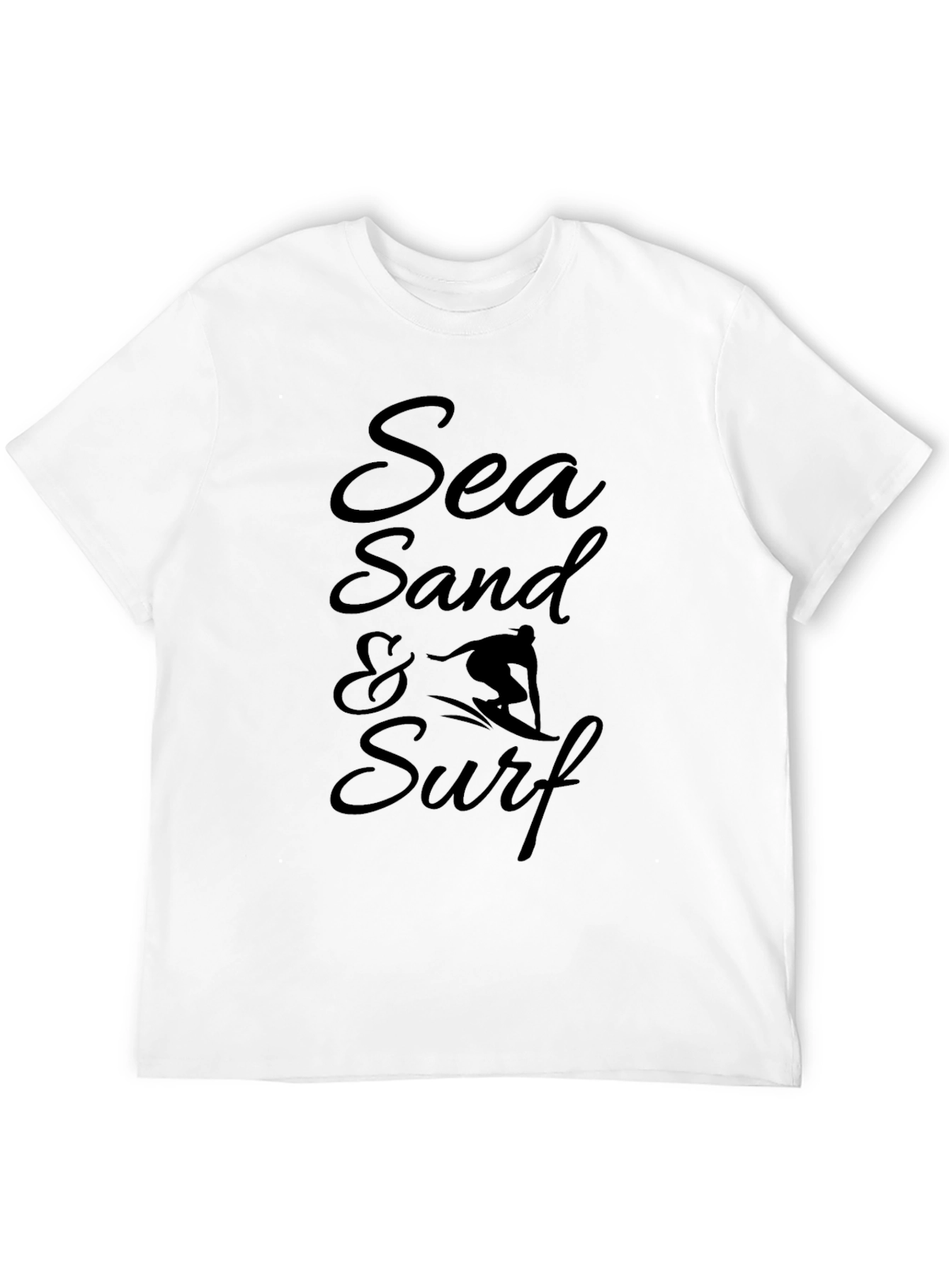 Sea Sand & Surf Graphic Tee - Black