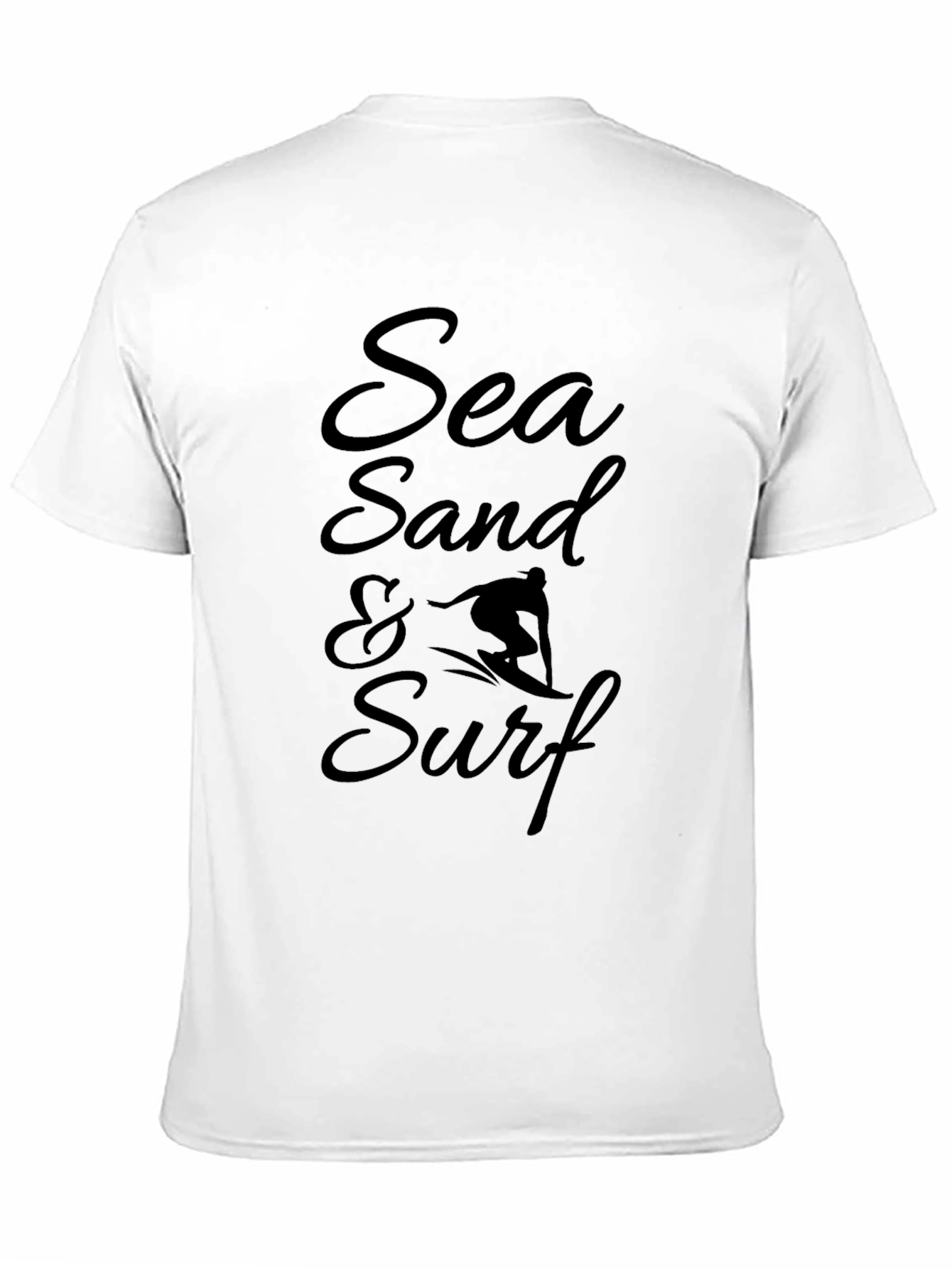 Sea Sand & Surf Graphic Tee - Black