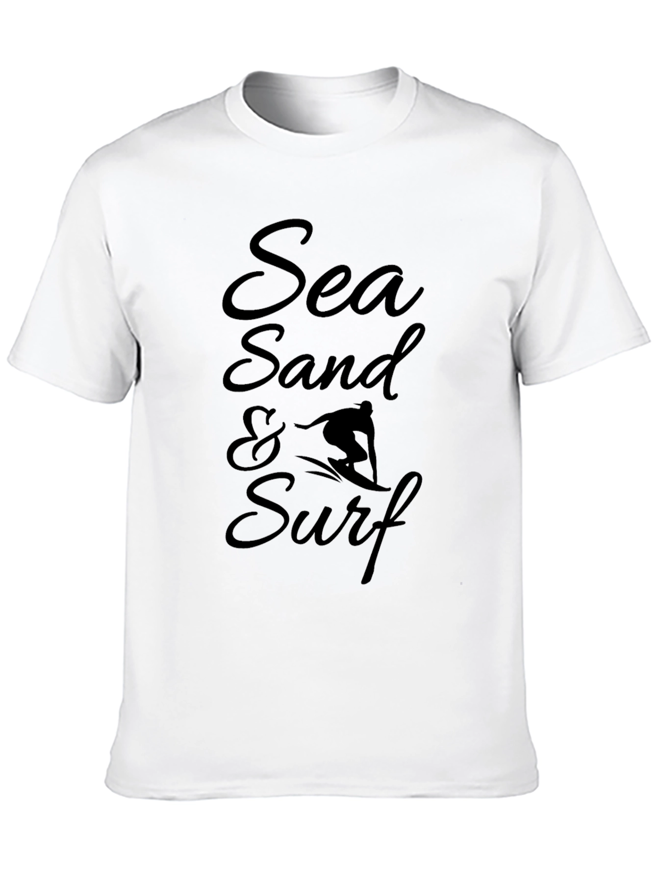 Sea Sand & Surf Graphic Tee - Black