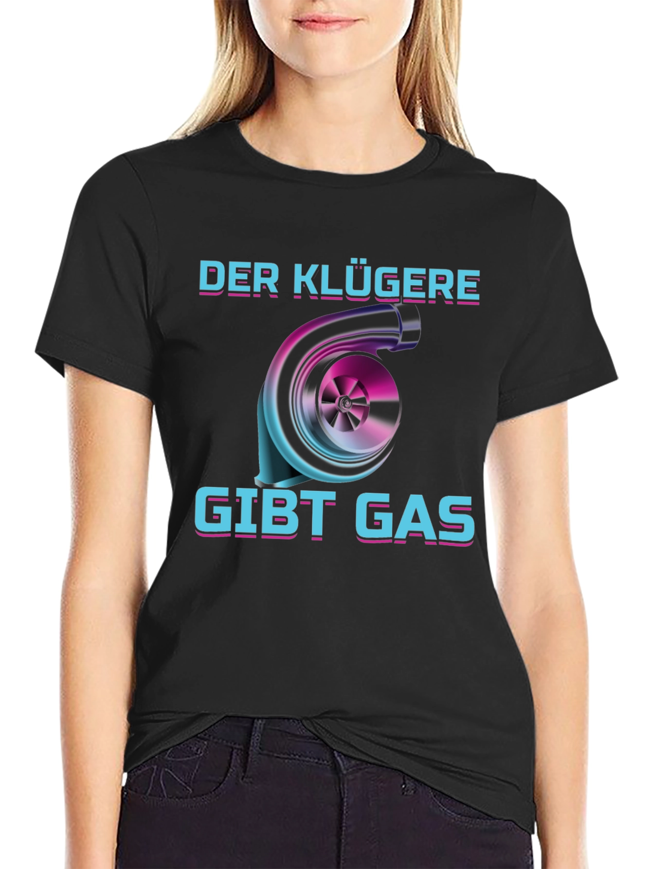 Der Klügere Gibt Gas Turbo T-Shirt