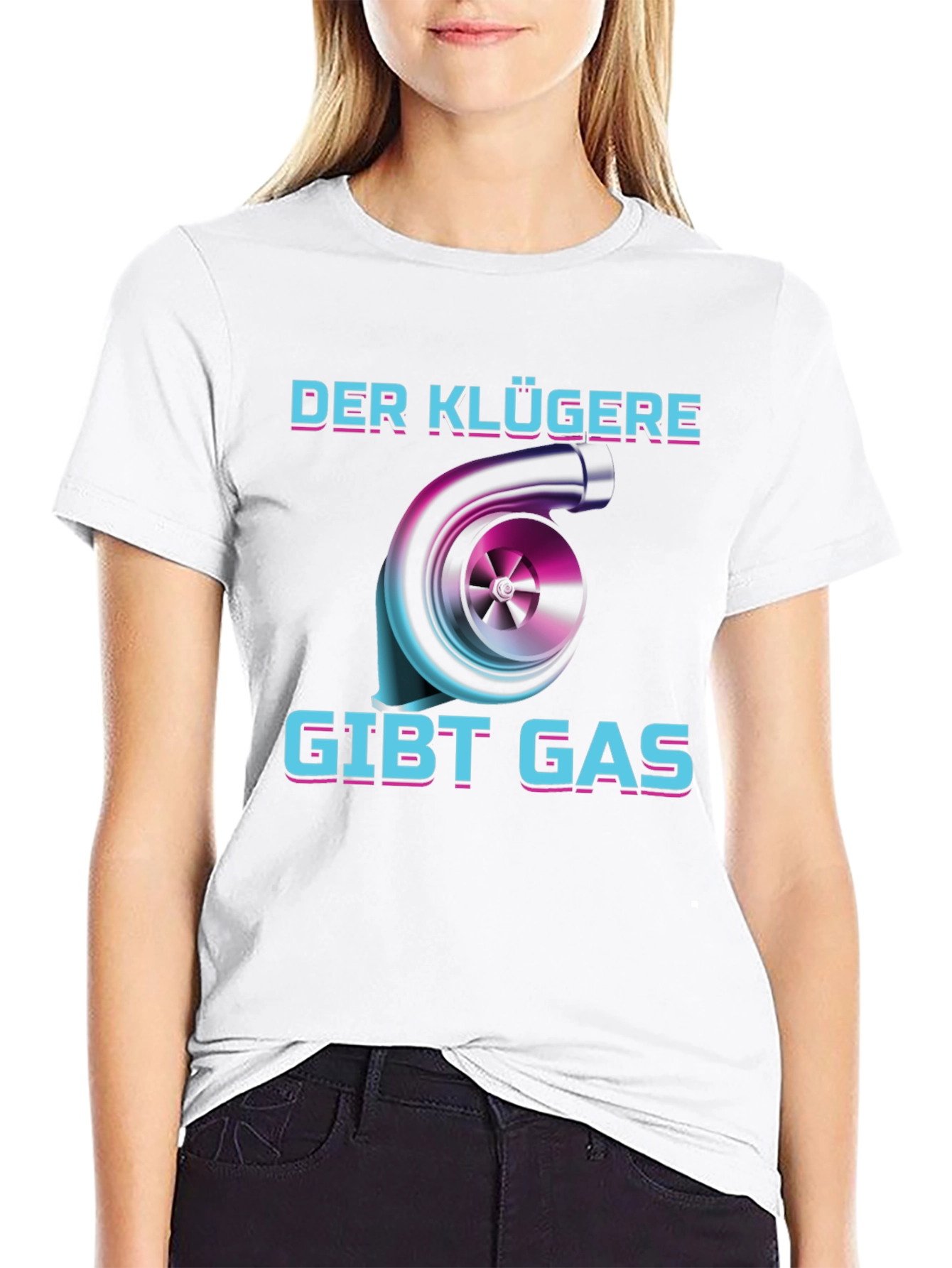 Der Klügere Gibt Gas Turbo T-Shirt