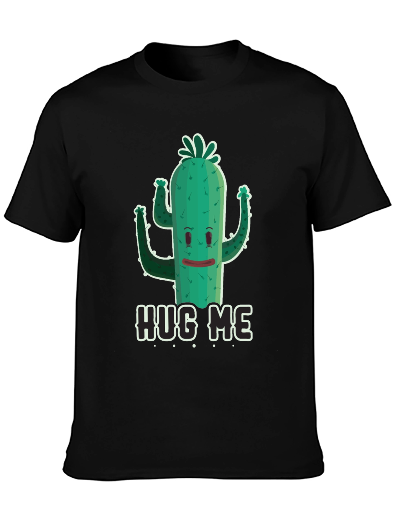 Hug Me Cactus Graphic Tee - Funny Unisex T-Shirt