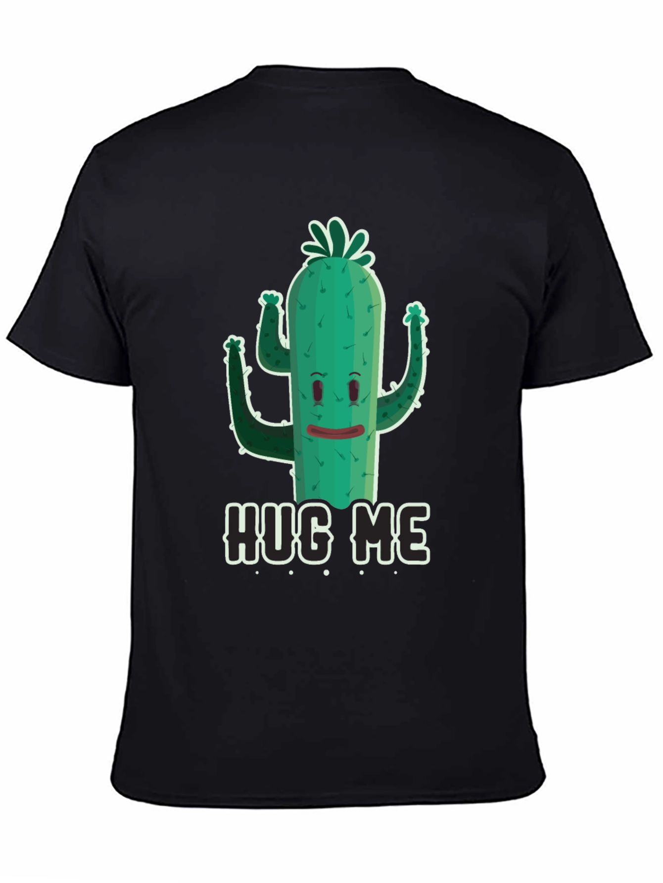 Hug Me Cactus Graphic Tee - Funny Unisex T-Shirt