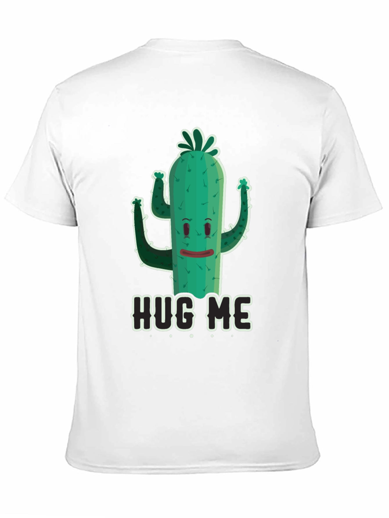 Hug Me Cactus Graphic Tee - Funny Unisex T-Shirt