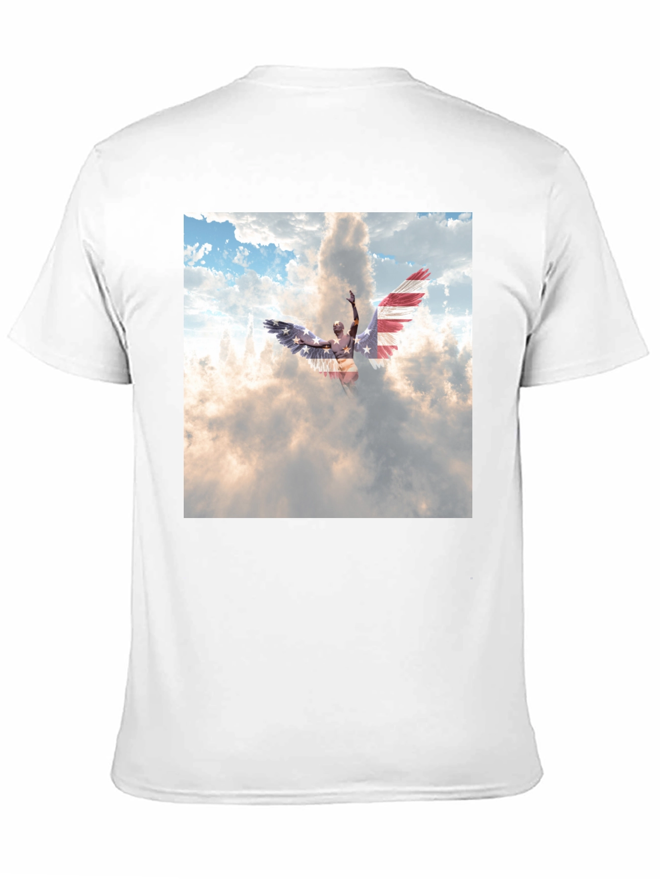Angel Wings USA Flag T-Shirt