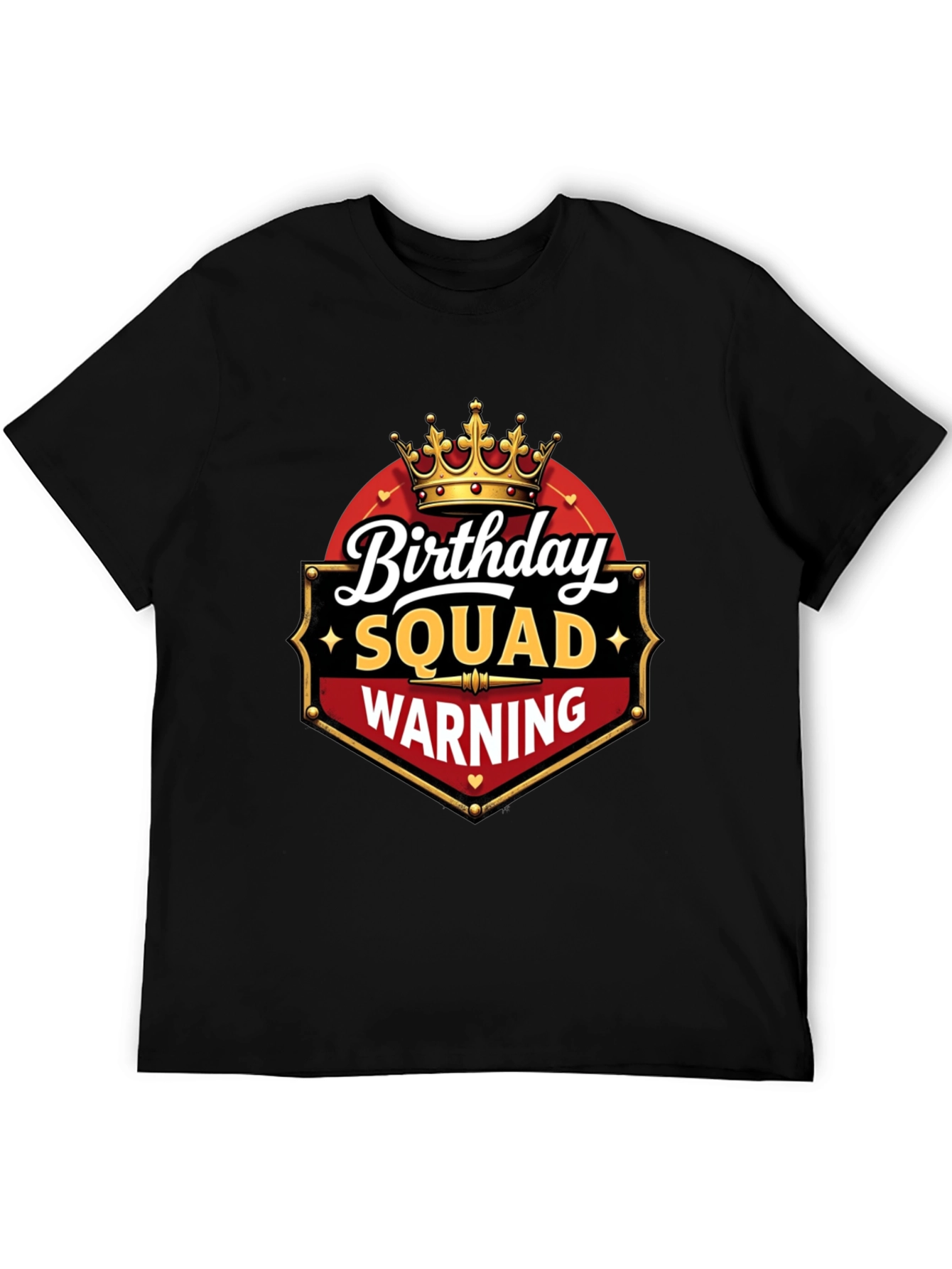Birthday Squad Warning T-Shirt