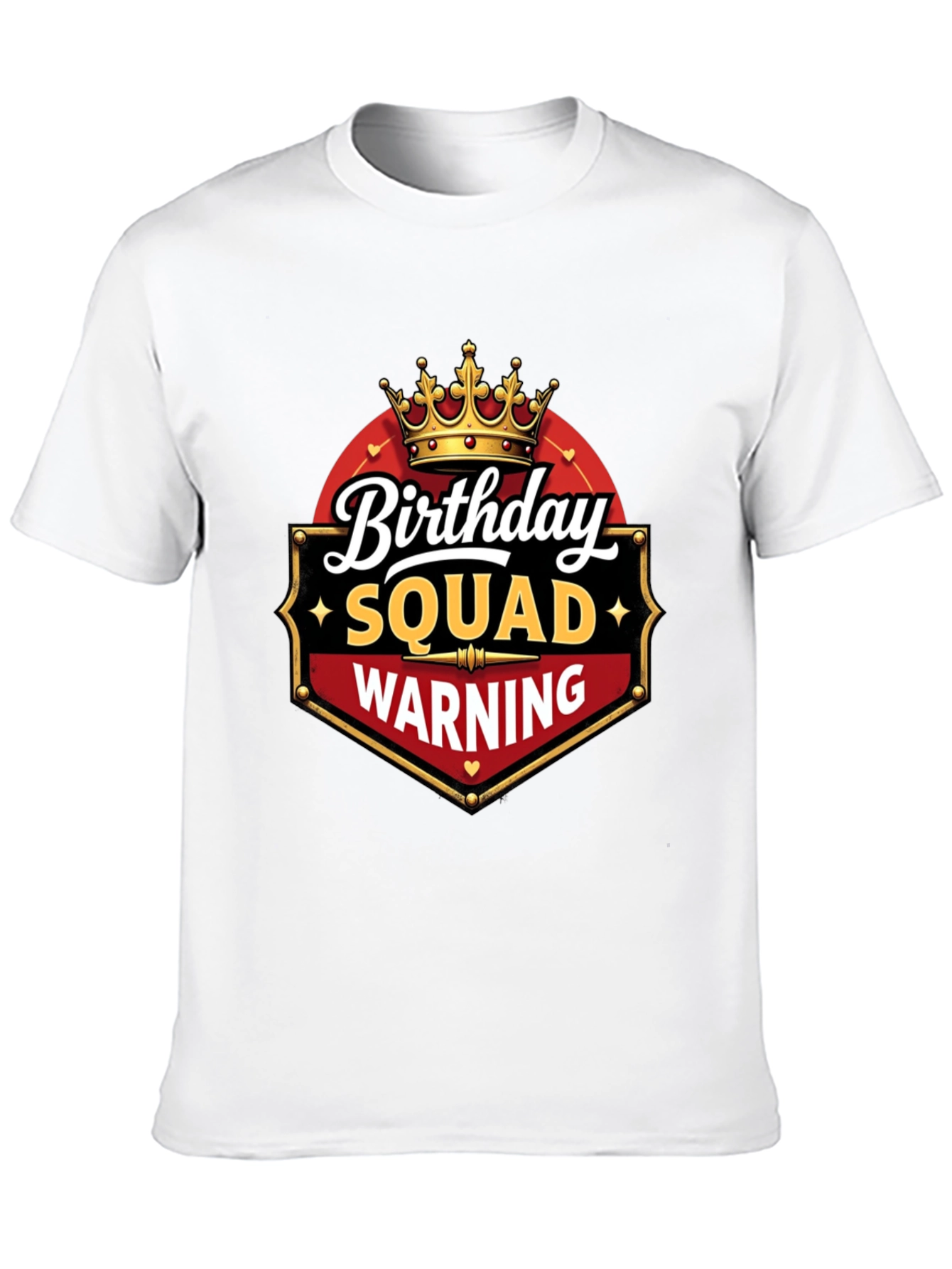 Birthday Squad Warning T-Shirt