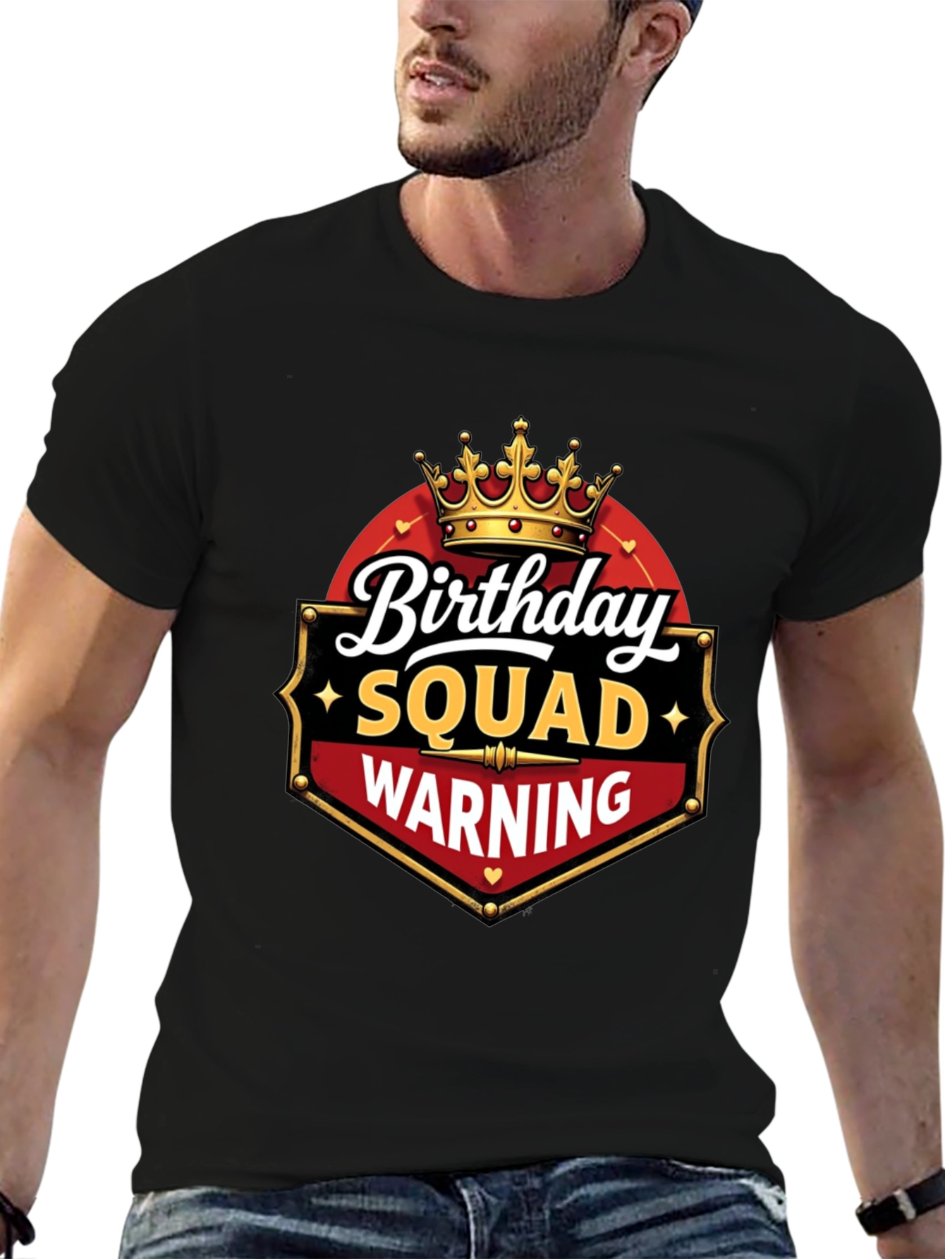 Birthday Squad Warning T-Shirt