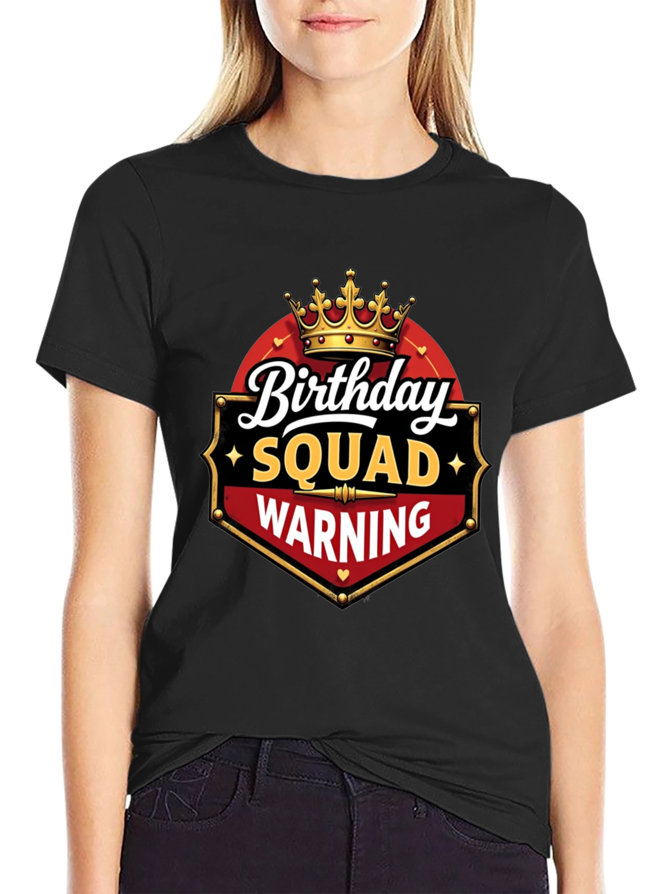 Birthday Squad Warning T-Shirt