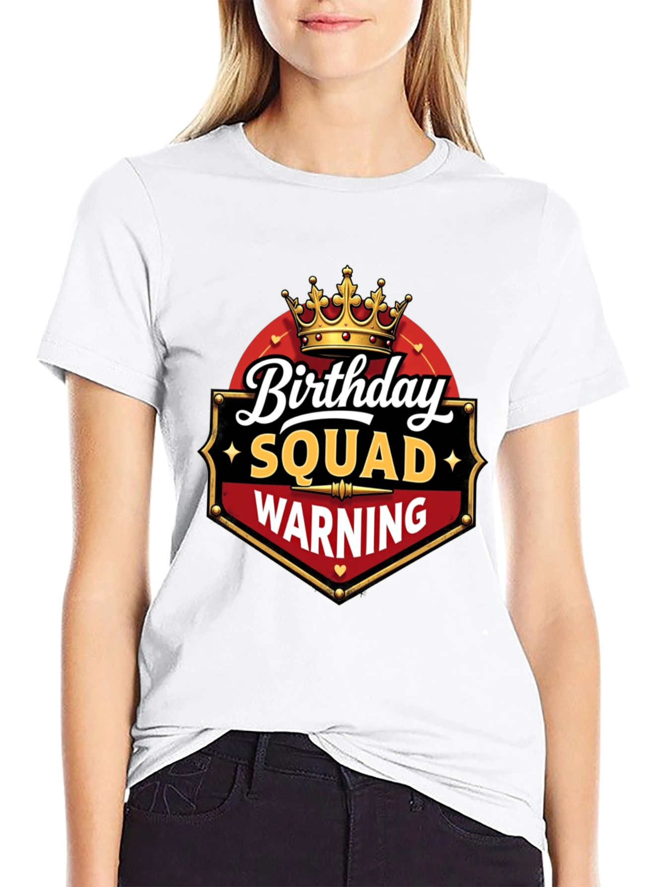 Birthday Squad Warning T-Shirt