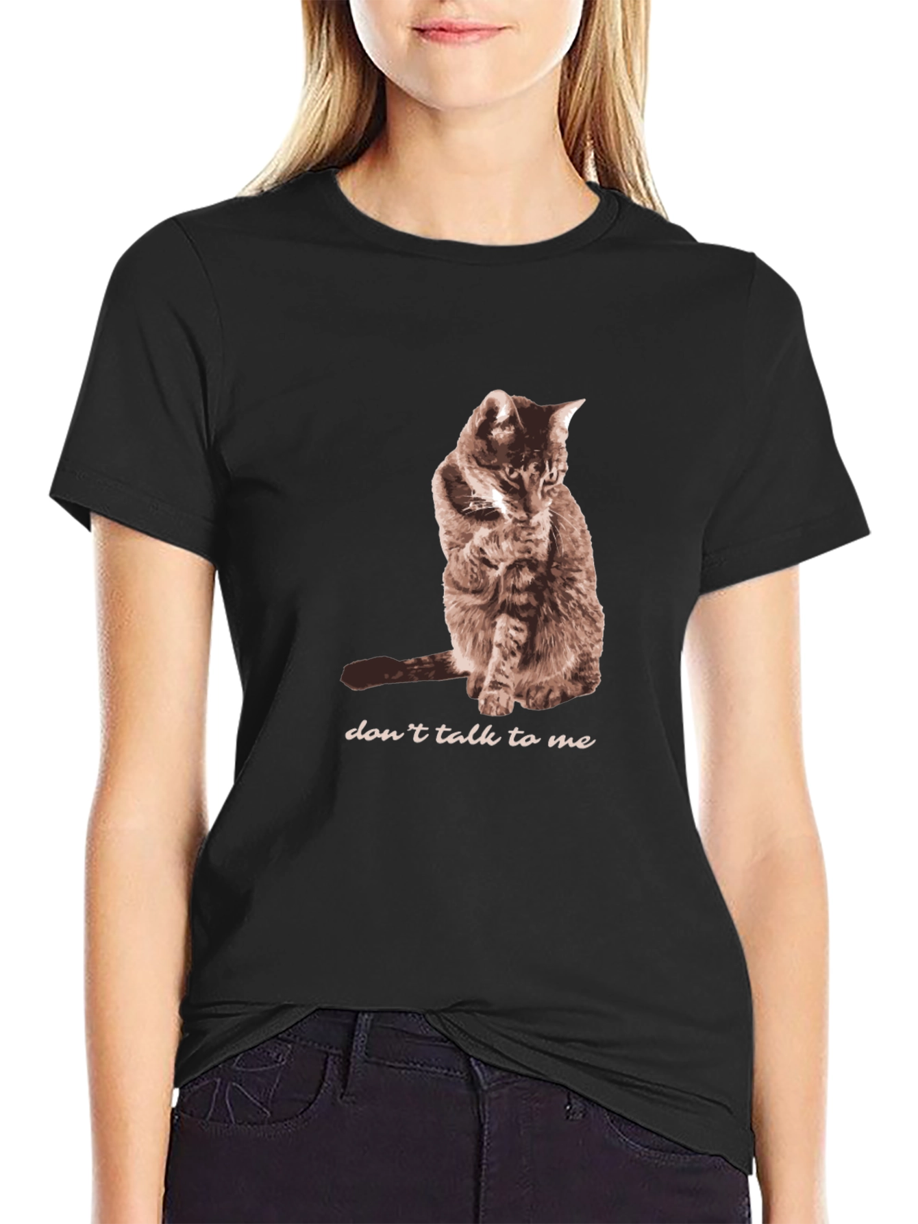Dont Talk To Me Cat T-Shirt