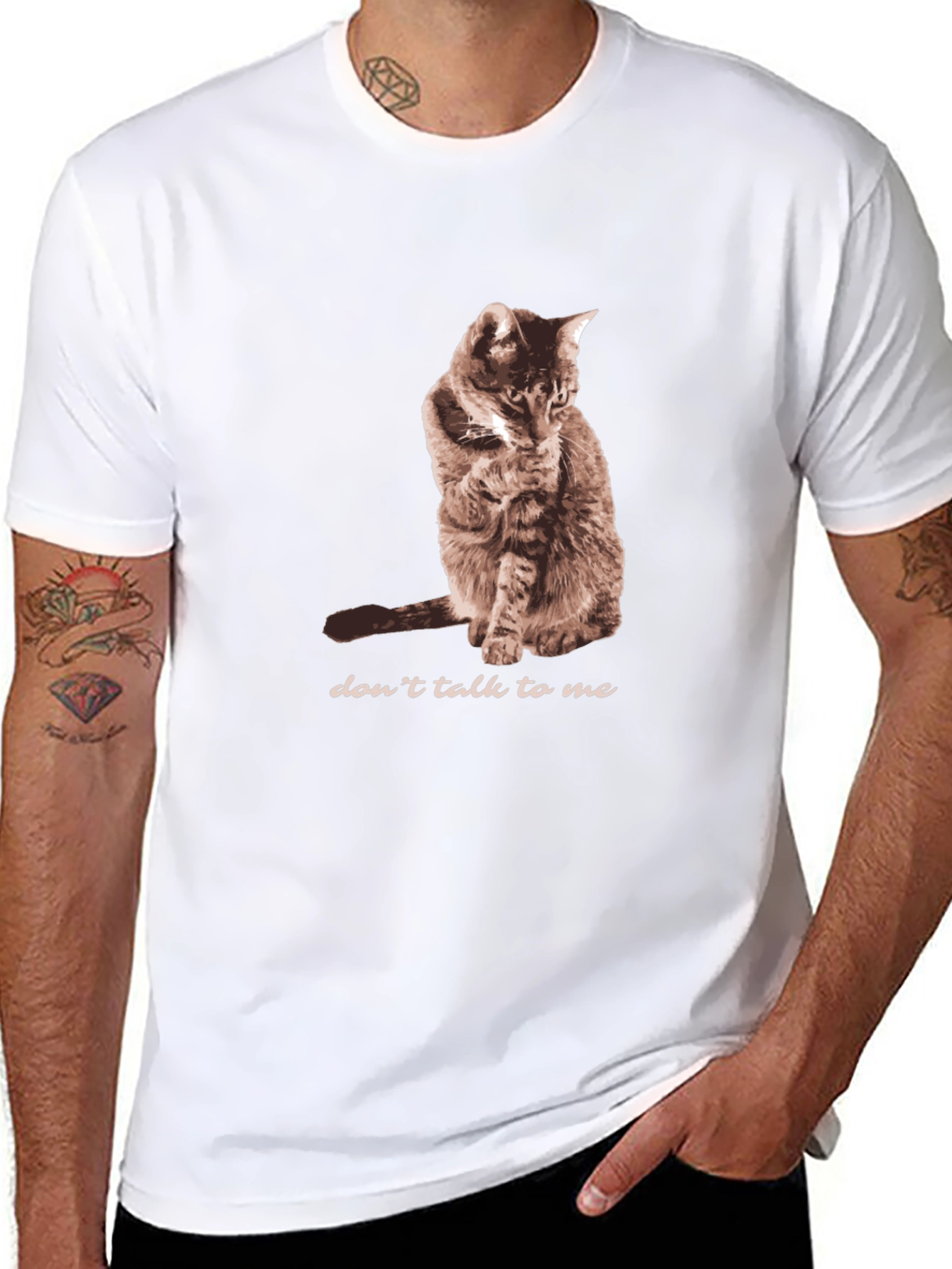 Dont Talk To Me Cat T-Shirt