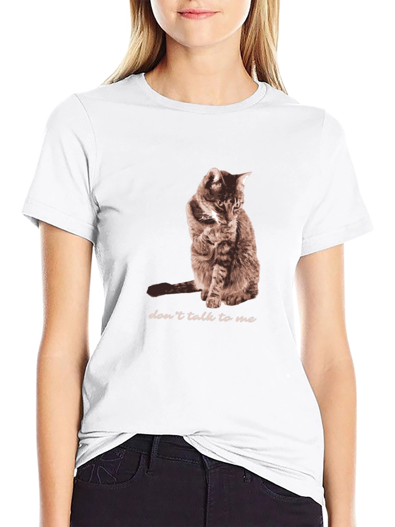 Dont Talk To Me Cat T-Shirt
