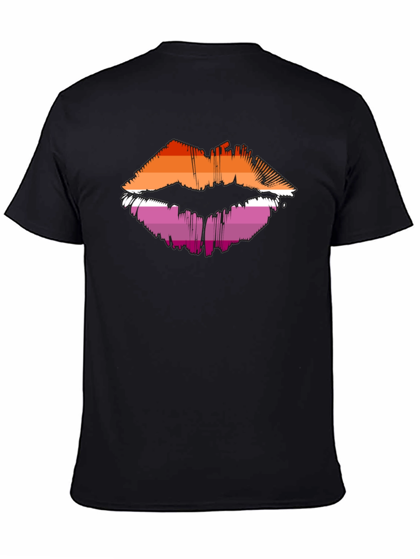 Lesbian Pride Lips Graphic Tee