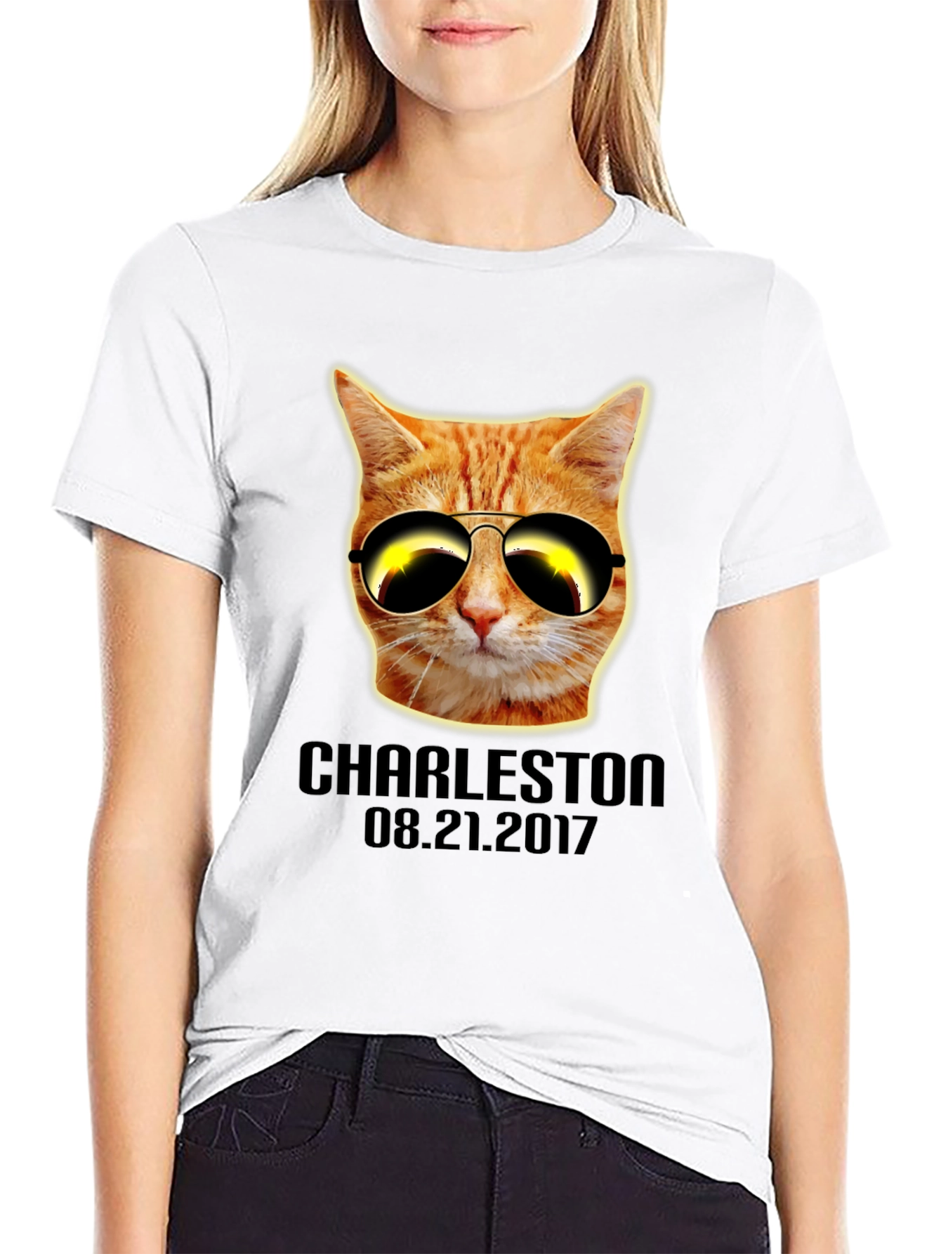 Cool Cat Sunglasses T-Shirt - Charleston 08.21.2017